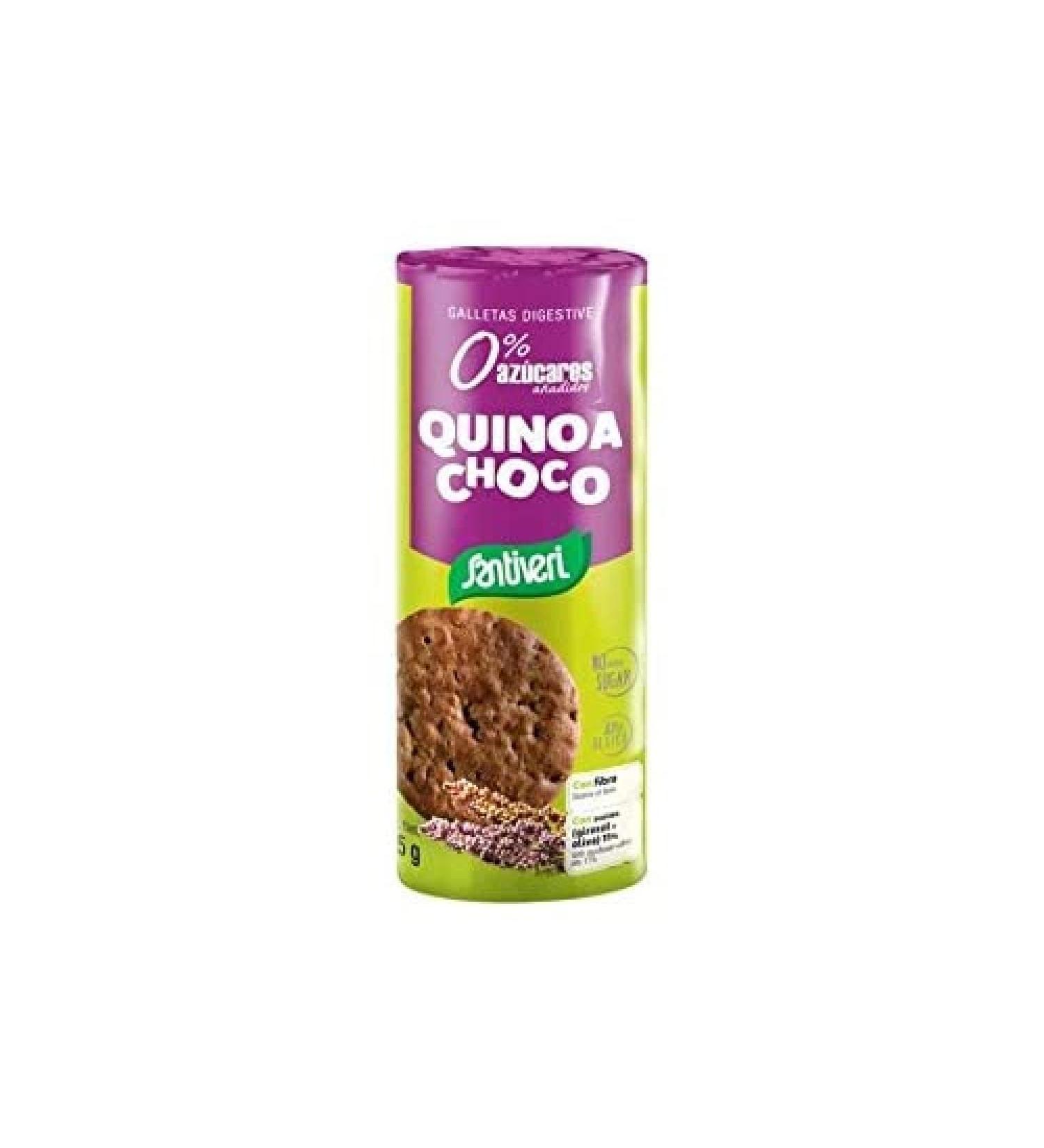 Digestive biscuits with chocolate and quinoa 0% added sugars 175 g