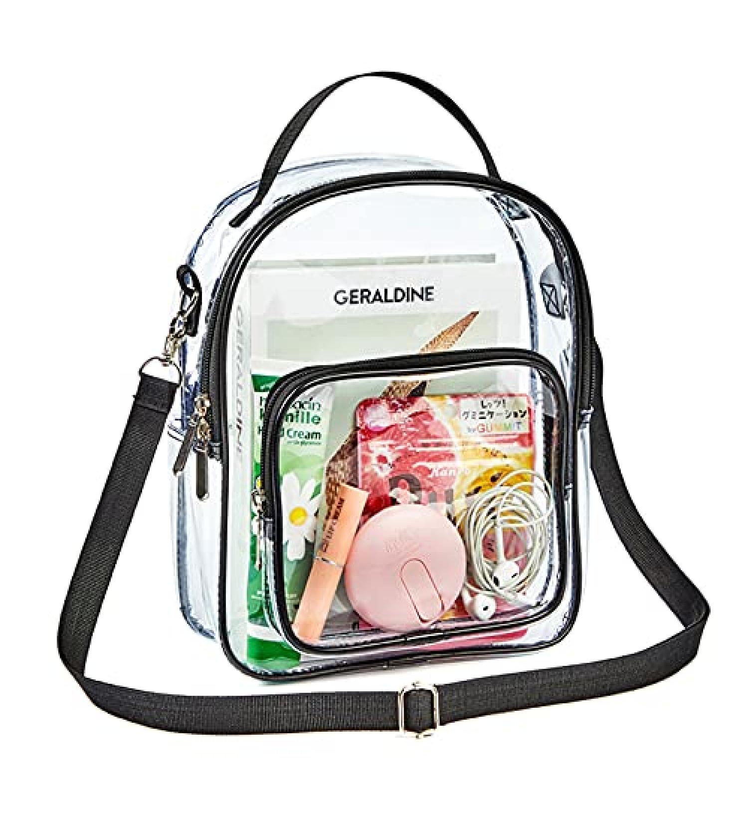 Clear Crossbody Stadium Approved Tote Bag for Concerts & Sports Events - Buy Online on GoSupps.com