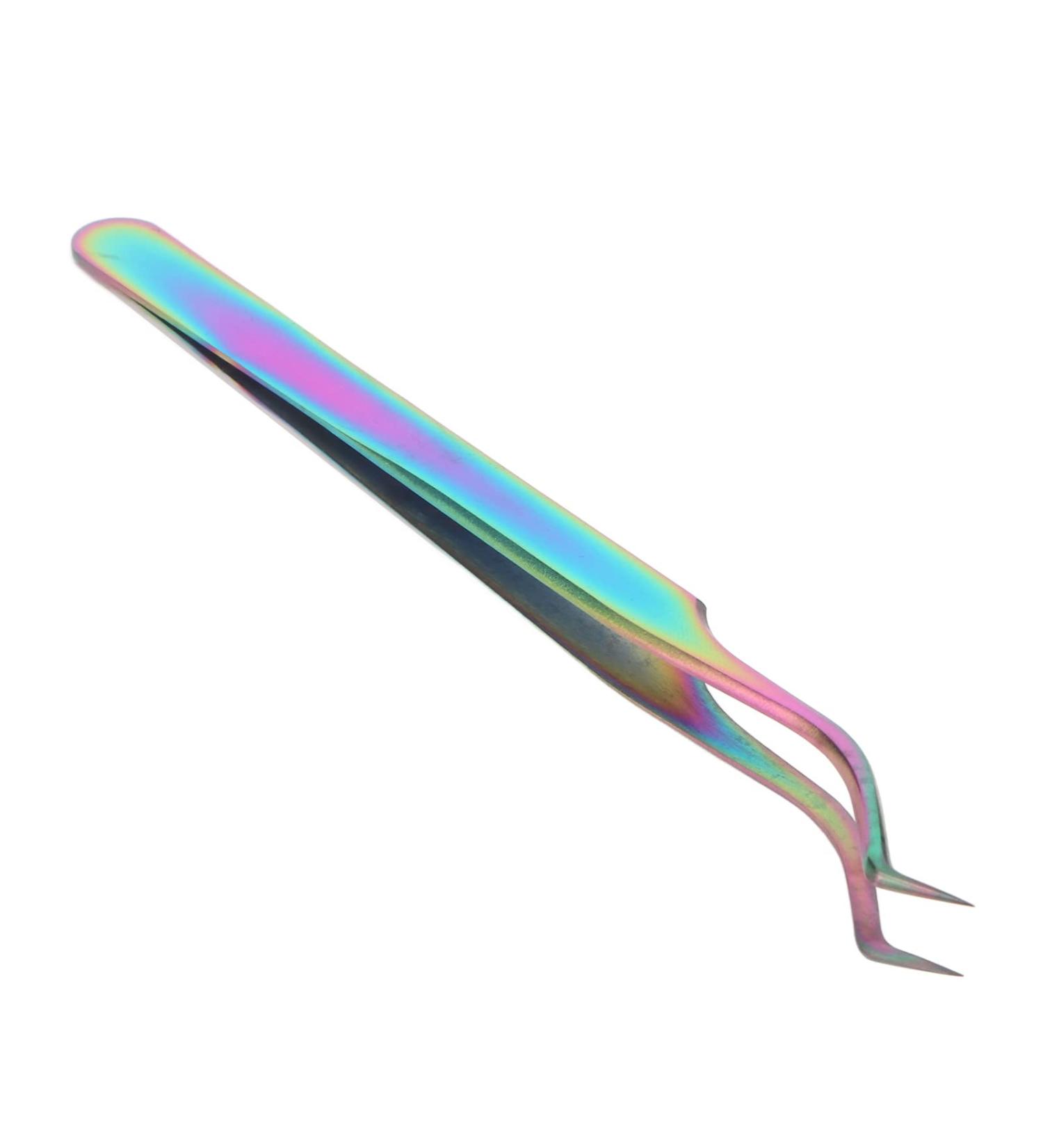 Premium Lightweight Stainless Steel Eyelash Tweezers | Precise Clamping for Home Use - International Shipping - Buy Online on GoSupps.com