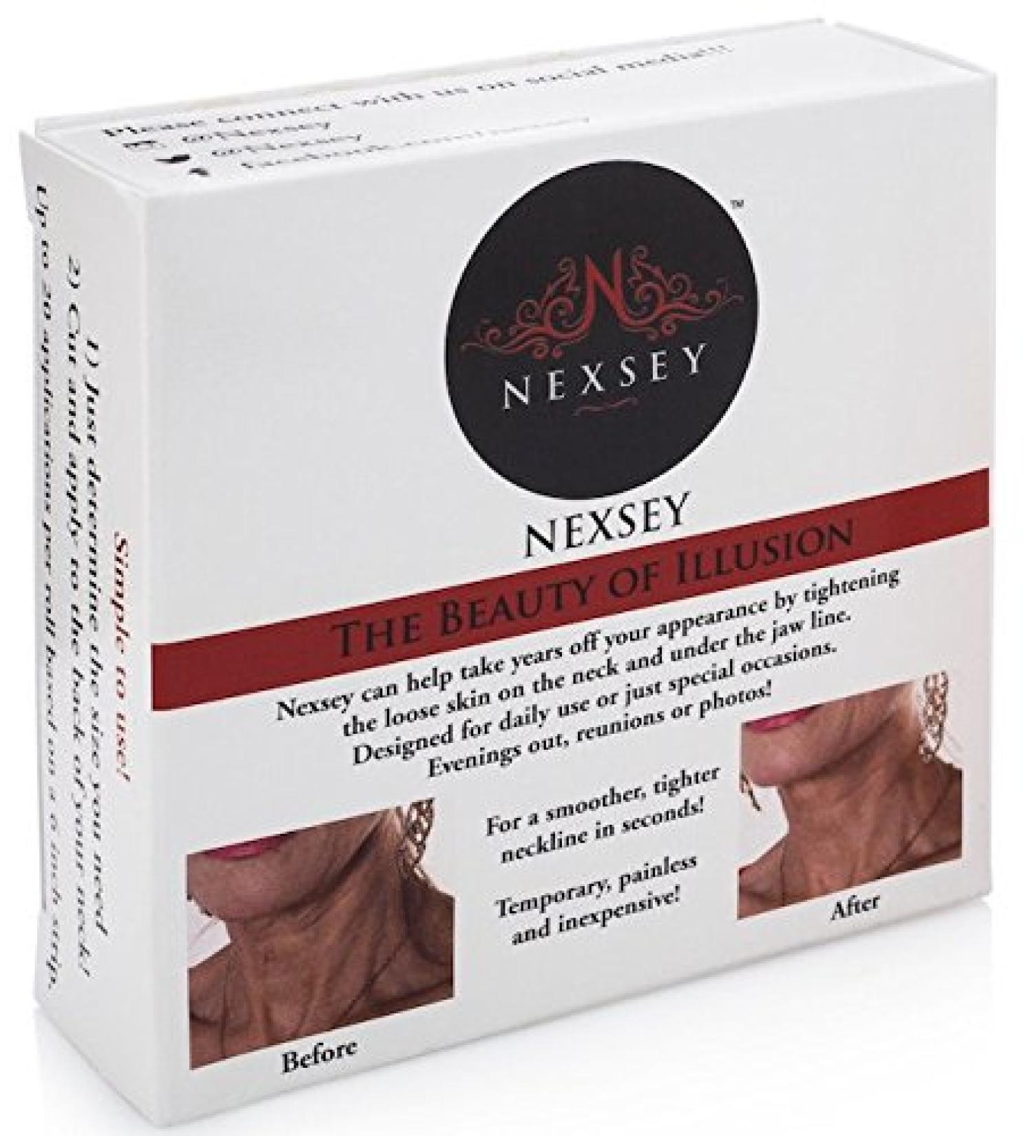 Nexsey Neck Tape - Lift, Tighten and Smooth Sagging Skin, Wrinkles, and Double Chin - Buy Online on GoSupps.com