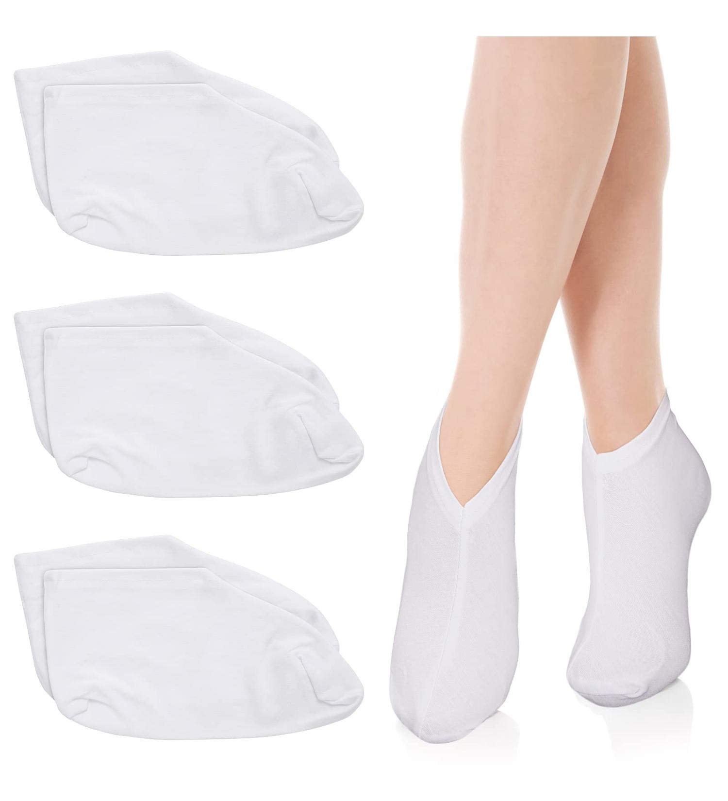 Sibba 3 Pairs Moisturizing Socks for Women and Men - Overnight Spa Treatment for Dry Cracked Feet - Buy Online on GoSupps.com