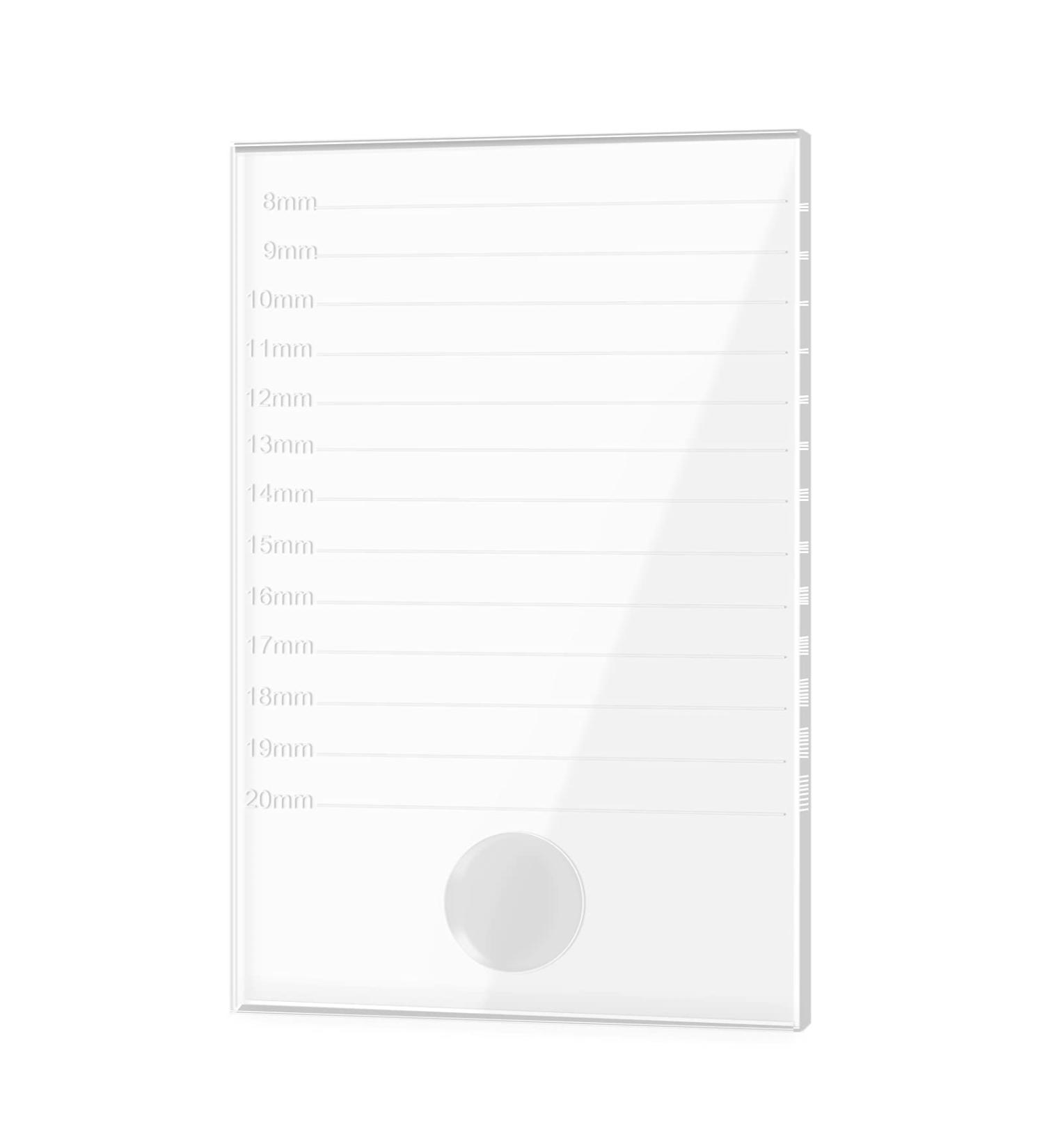 Crystal Glass False Lashes Adhesive Holder for Eyelash Extensions - 5.9'' x 3.9'' x 0.2 - Buy Online on GoSupps.com