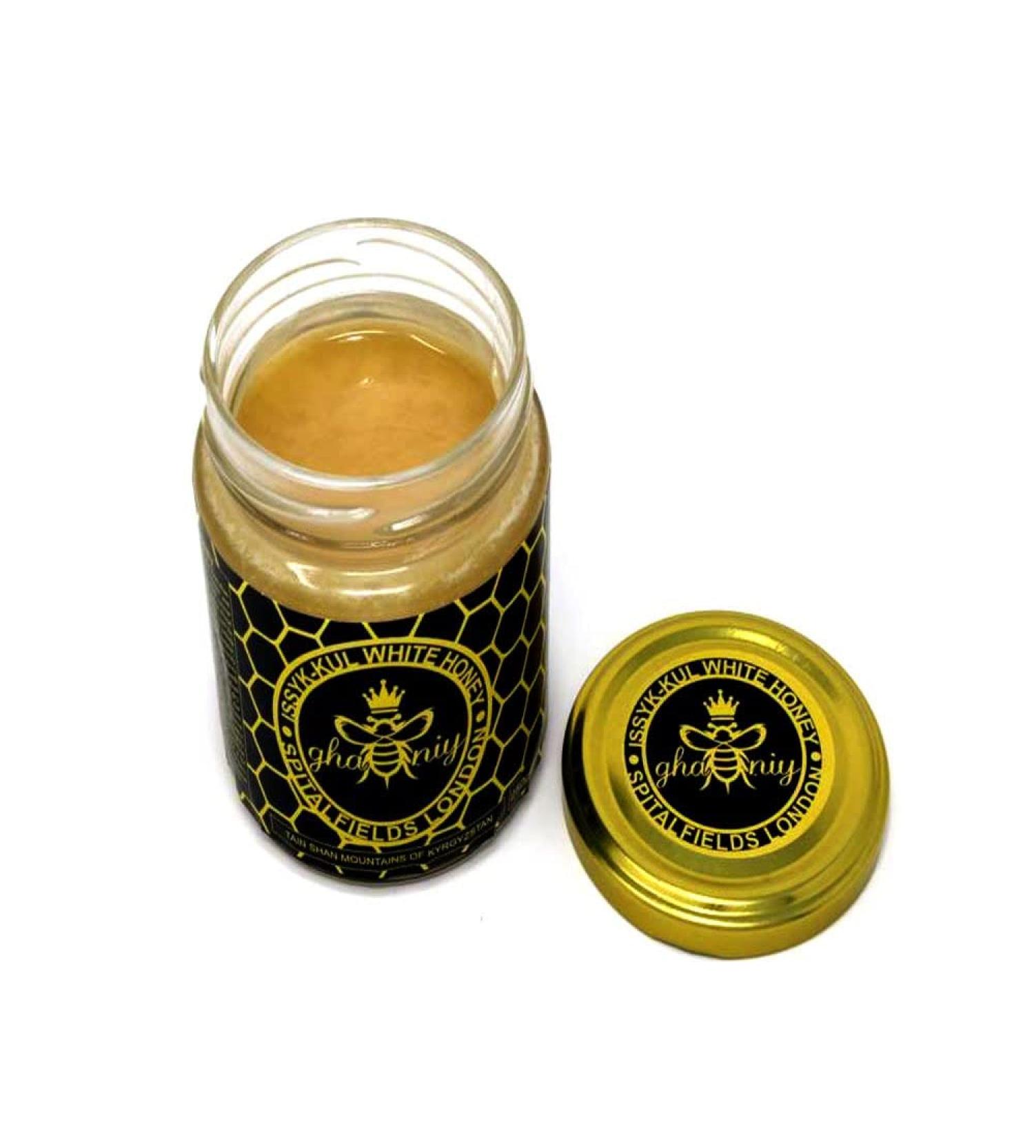 Issyk-kul white honey from the tien shan mountains of Kyrgyzstan 250g - Buy Online on GoSupps.com