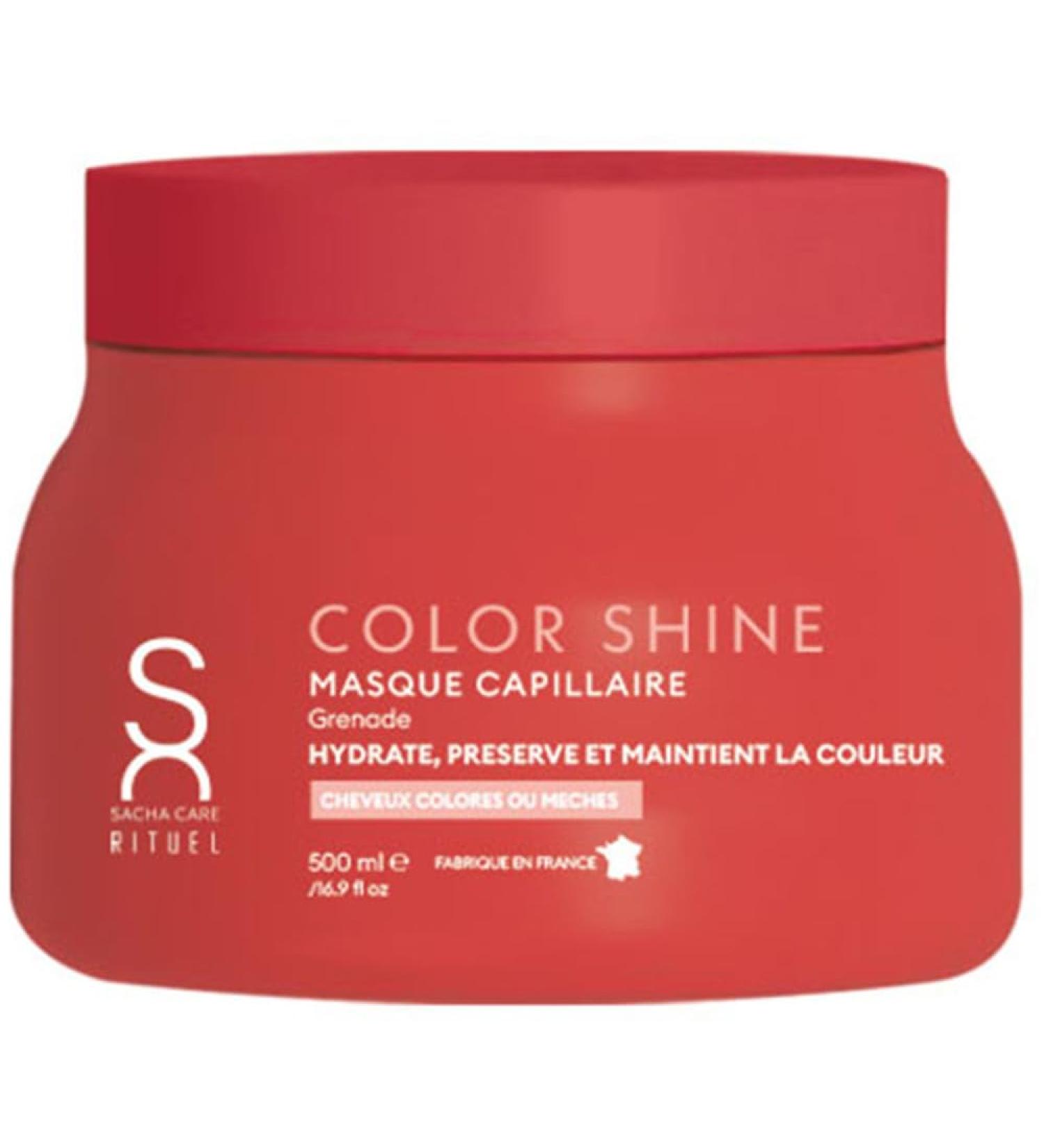 Sacha Care Rituel Color Shine Pomegranate Hair Mask - Colour Protection and Shine for Colored Hair 500ml