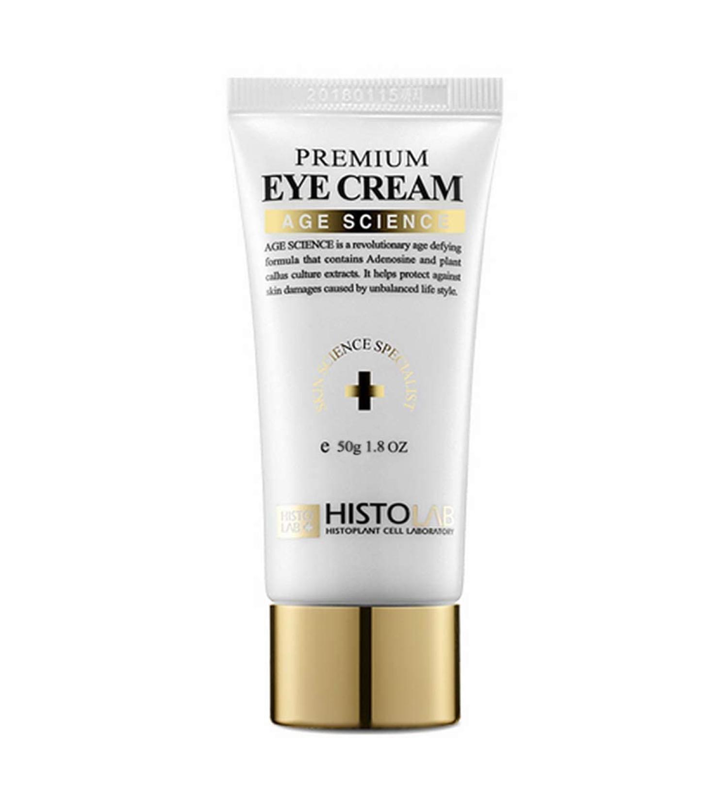 HISTOLAB Premium Eye Cream - Anti-Aging Formula for All Skin Types | Reduces Fine Lines & Firms Skin | Day & Night Self-Renewal Treatment 1.8 Oz - Buy Online on GoSupps.com