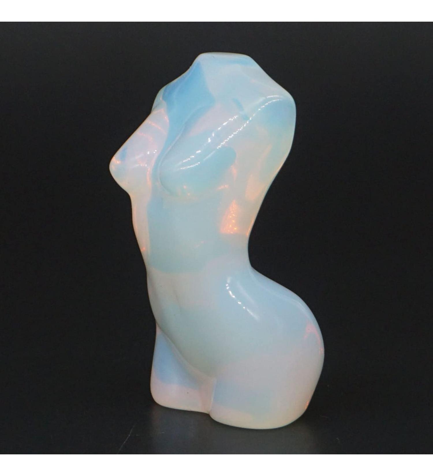 Female Body Crystals Natural Gem Quartz Crystals and Stones Hand Carved Woman Body Statue Art Crafts Figurines Home Decor 2 (Color : Opalite Size : 1PC) 1PC Opalite - Buy Online on GoSupps.com