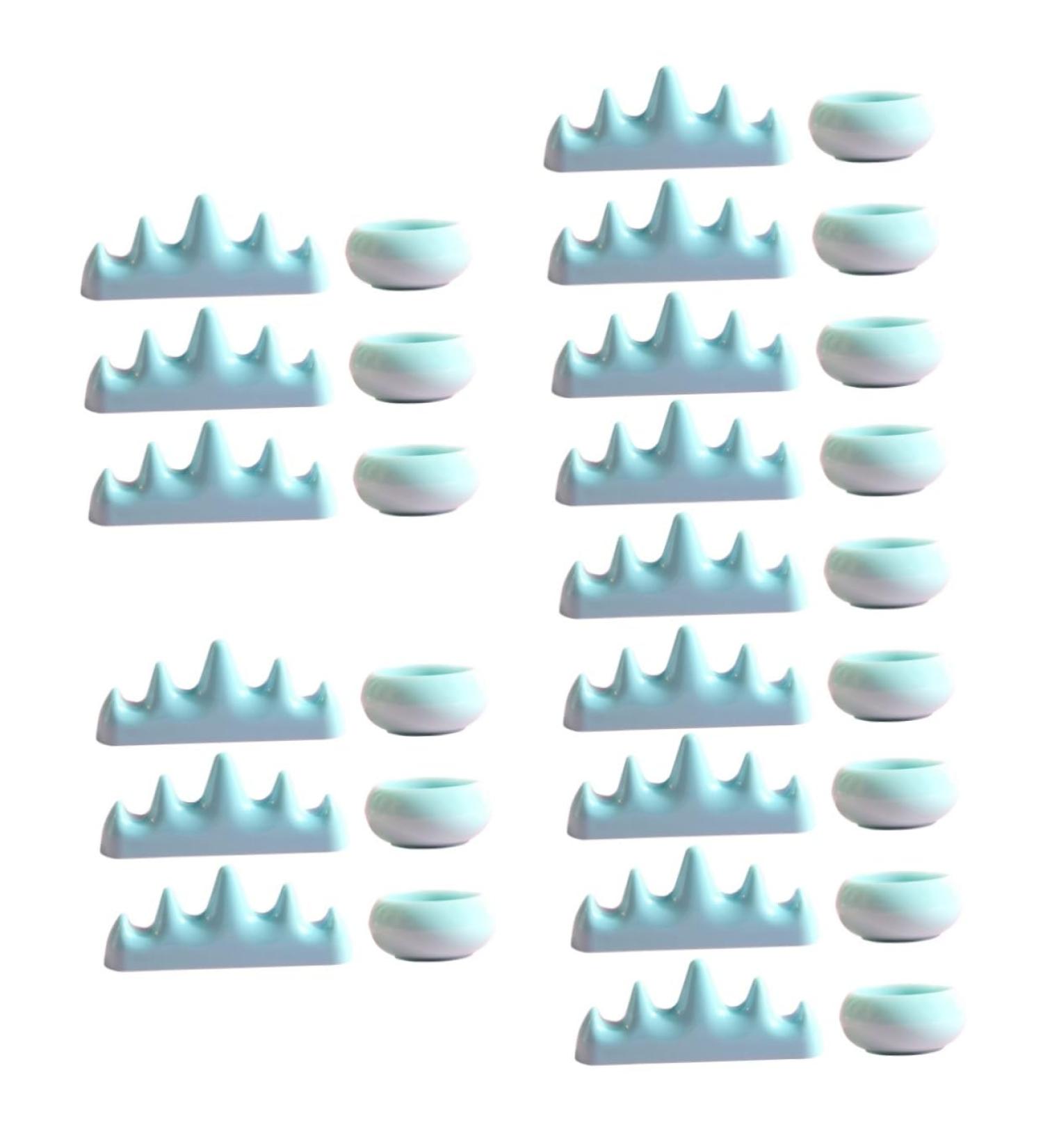 DOITOOL 5 Sets Nail Art Brush Cup Nail Brush Rest Sponge Holder Shower Stool Acetona Dip Nail Remover Nail Soak off Paint Brush Rest Paint Brush Holder Nail Pens Plastic Supplies Japanese - Buy Online on GoSupps.com