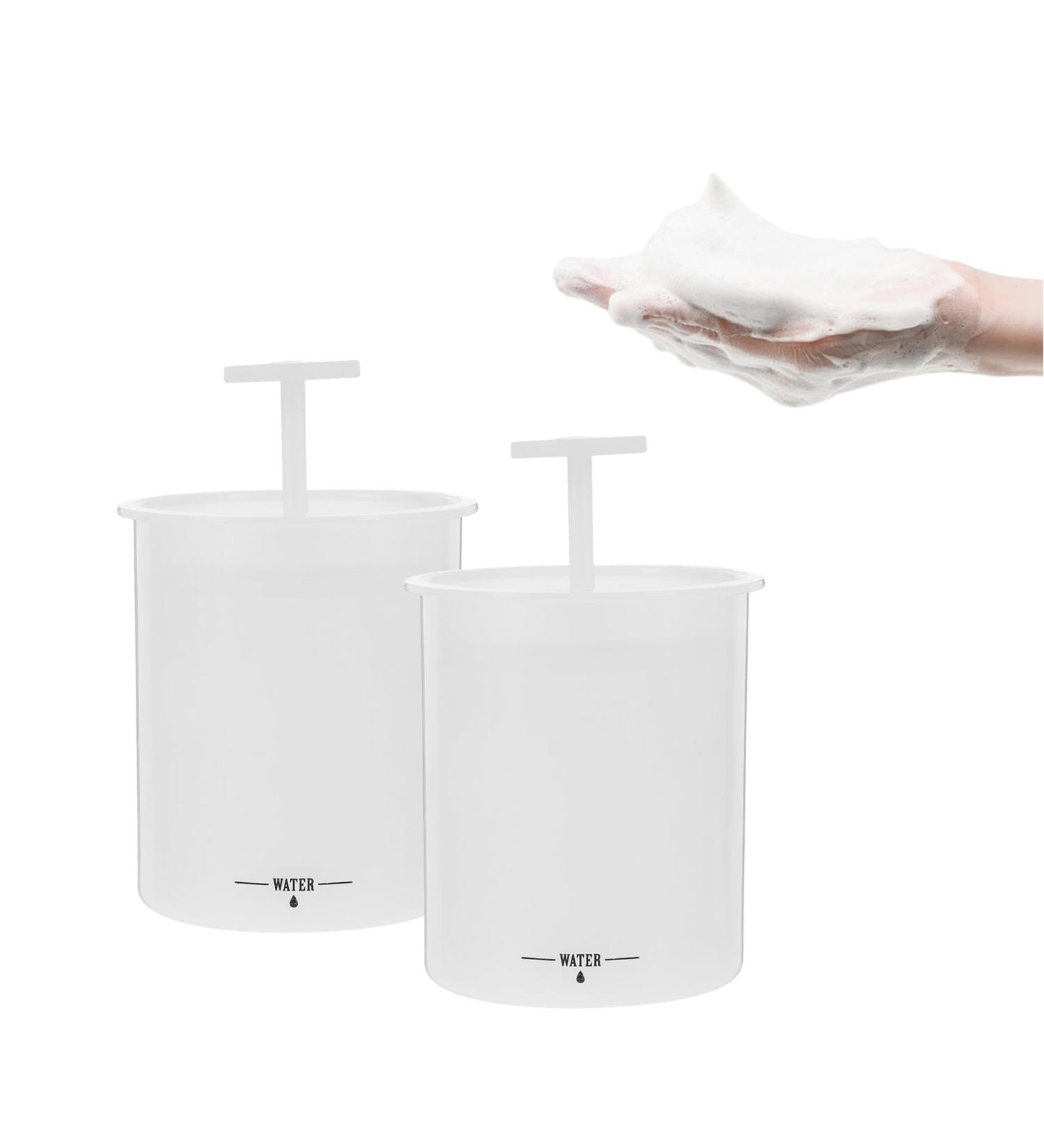 balacoo 2pcs Foam Maker for Face Wash Portable Bubble Maker Cups for Home Travel Use Effortlessly Creates Delicate Foam Skincare Routine - Buy Online on GoSupps.com