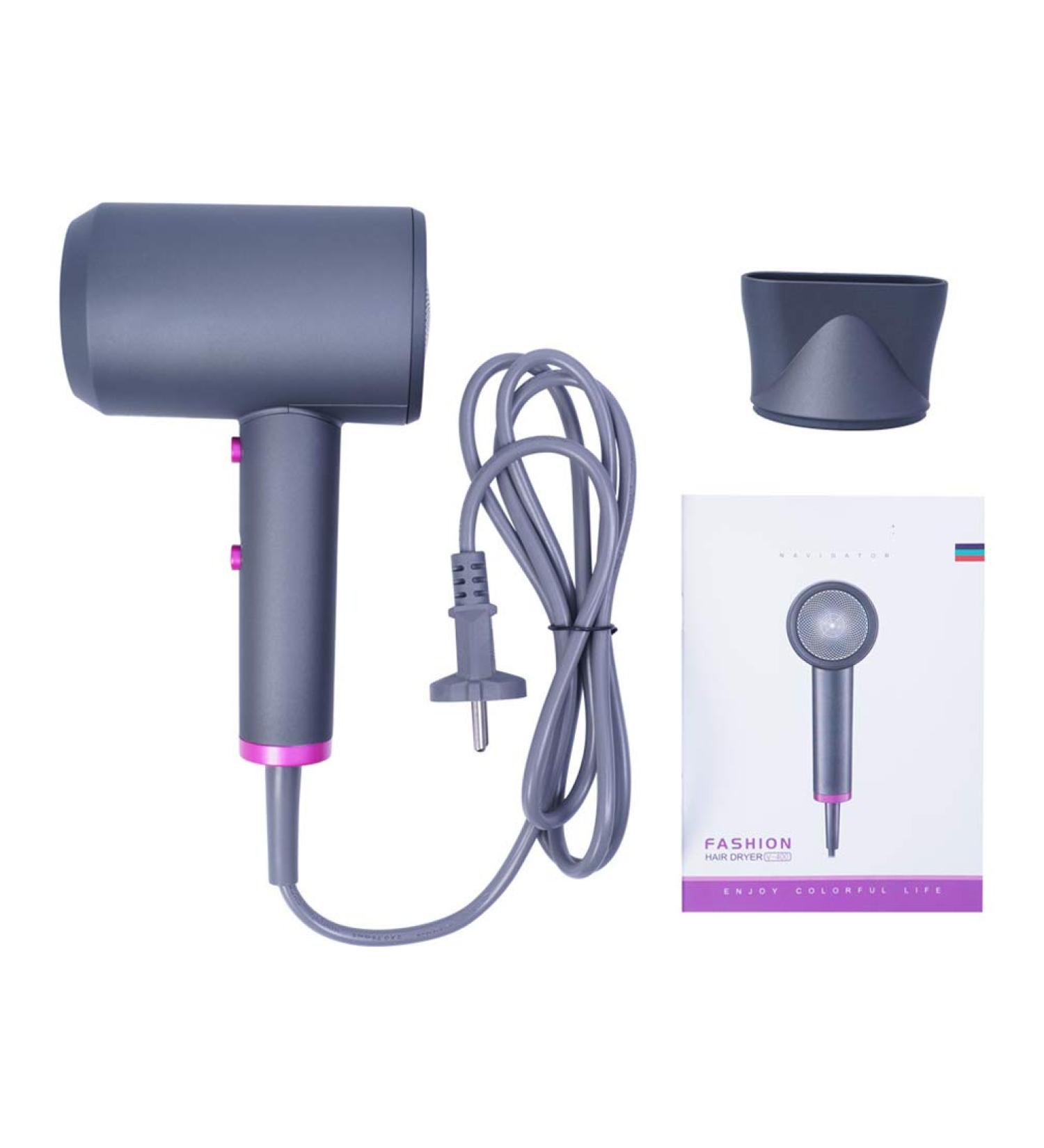 Hair Dryer Professional 1600W Hair dryers Ionic Salon Hairdryer 2 Speed and Cool Shot Button DC Motor Blow Dryer with Concentrator Fast Drying Time Reduce Frizz and Static Anti for Hair Salon Small - Buy Online on GoSupps.com