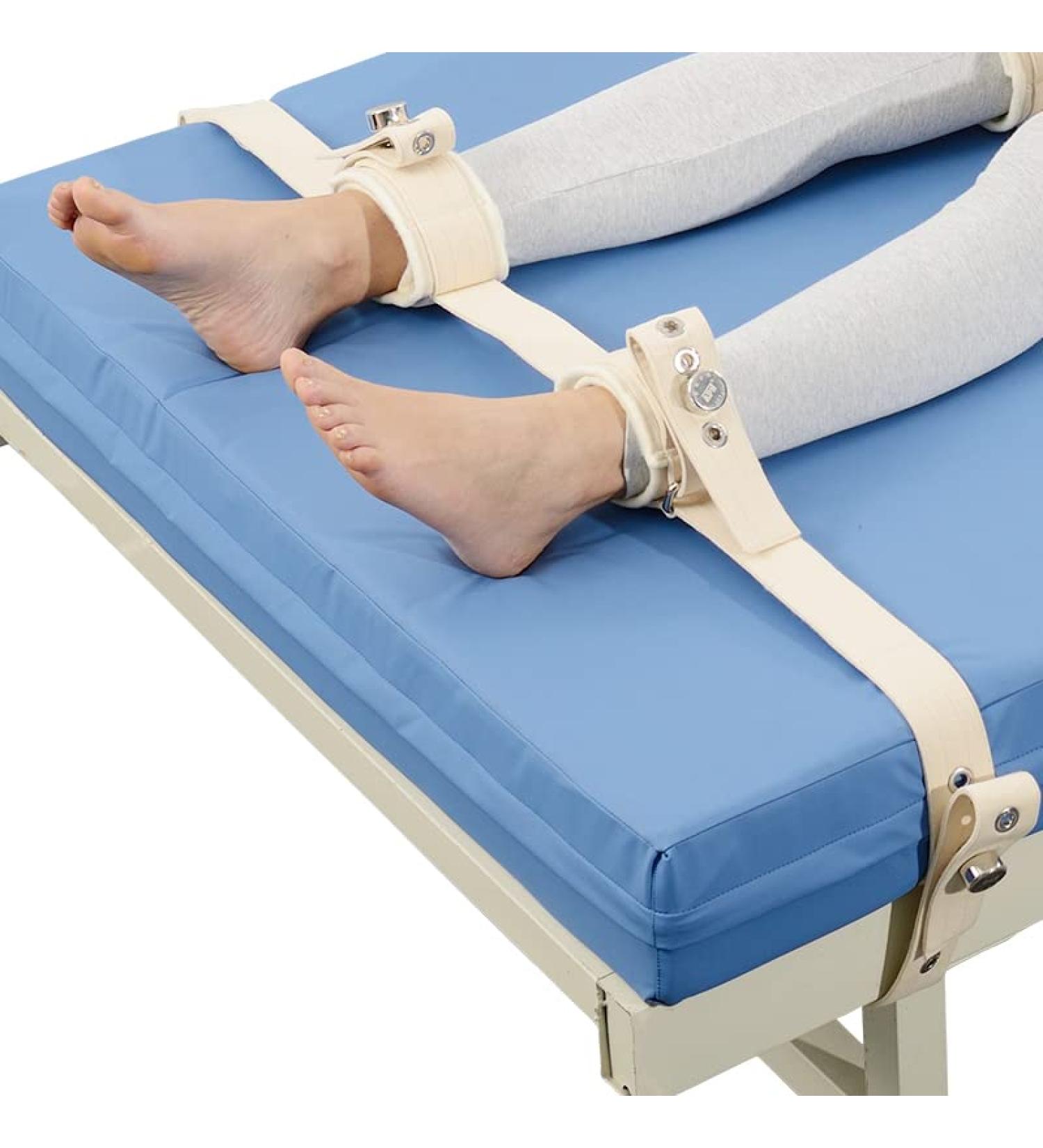 Magnetic Lock Restraint Belt for Foot Control - Ideal for Mental Hospital Rehabilitation | One Size Adult White - Buy Online on GoSupps.com