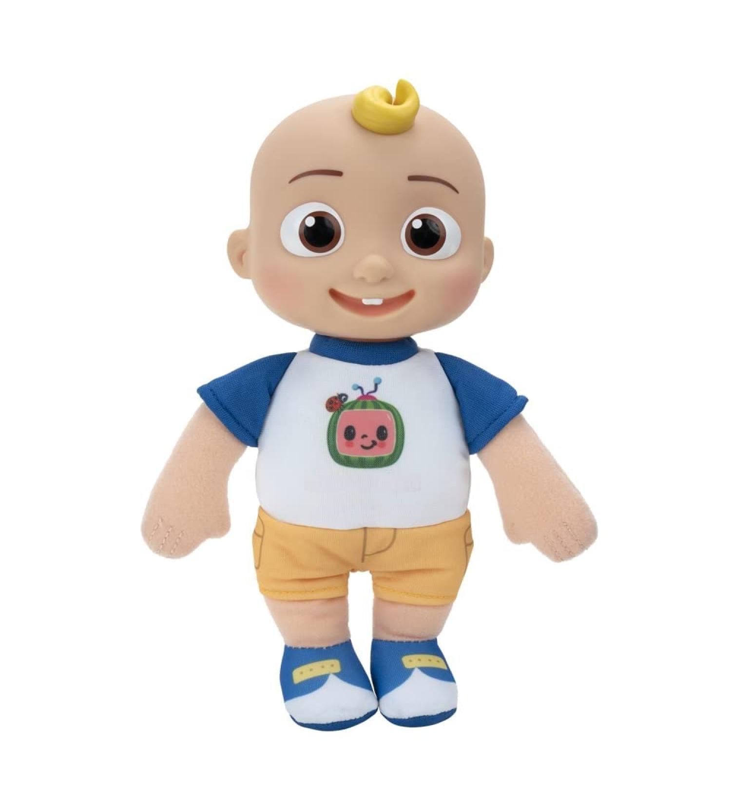 CoComelon 8-Inch JJ Shark Shirt Little Plush Themed - Inspired by Their Favourite Show - Toys for Preschoolers JJ cocomelon Shirt