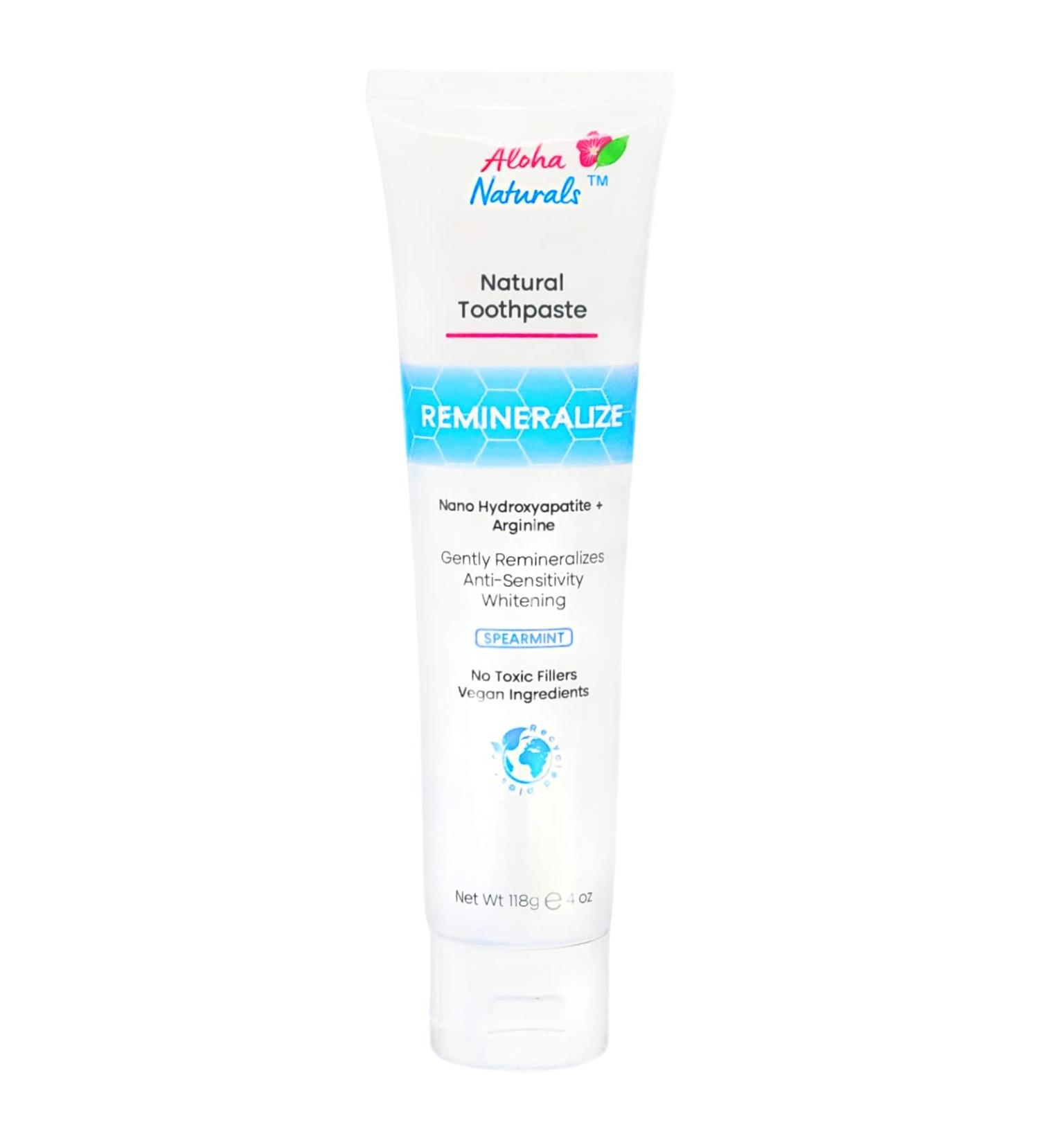 Aloha Nano Hydroxyapatite Toothpaste - Sensitive & Teeth Whitening (Pack of 1) | Fluoride-Free - Buy Online on GoSupps.com