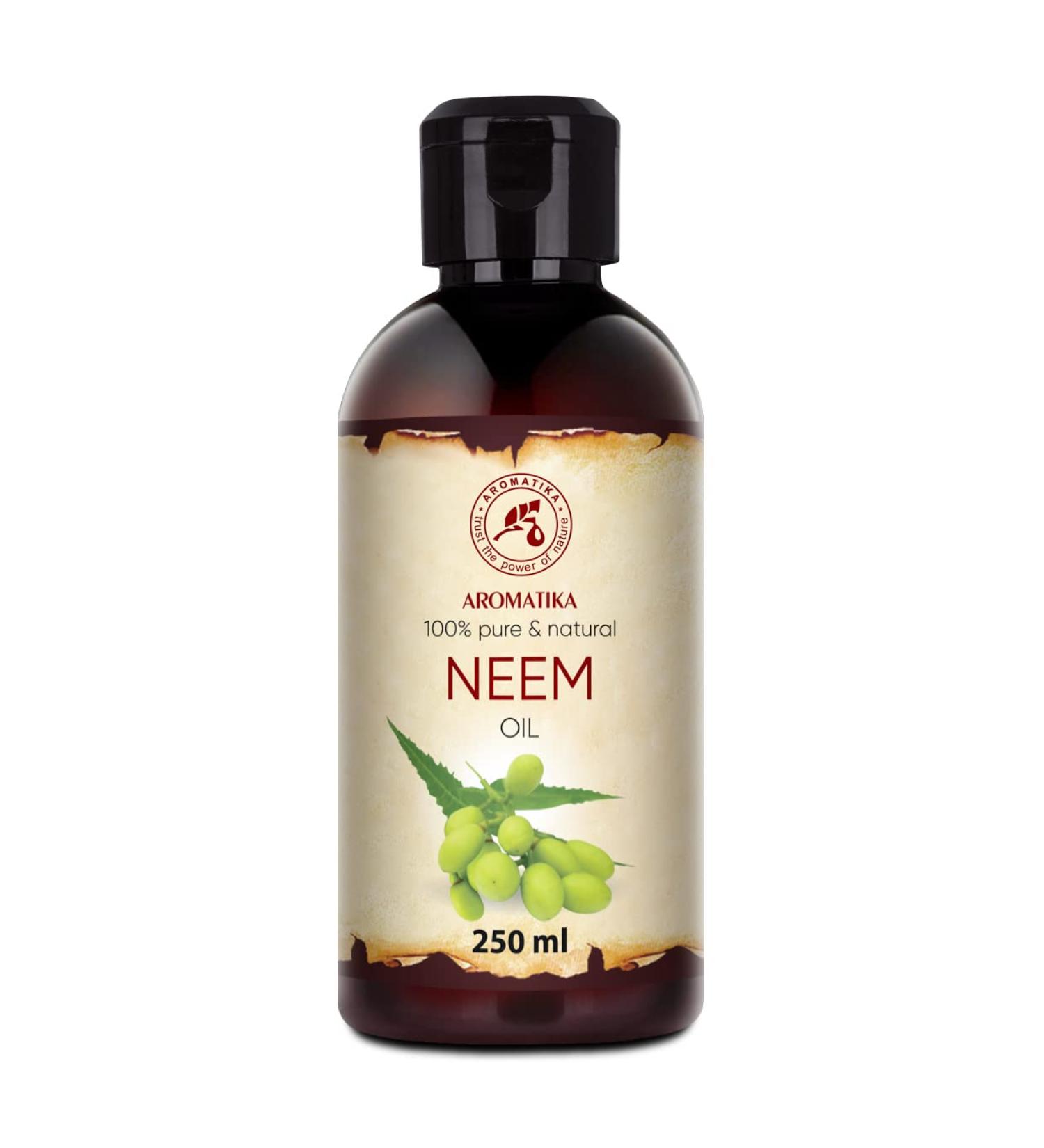 Neem l 250ml - neem oil - Azadirachta Seed Oil - Natural and pure neem oil - cold -pressed pure neatly none oil - vegetable oil - care for skin hair