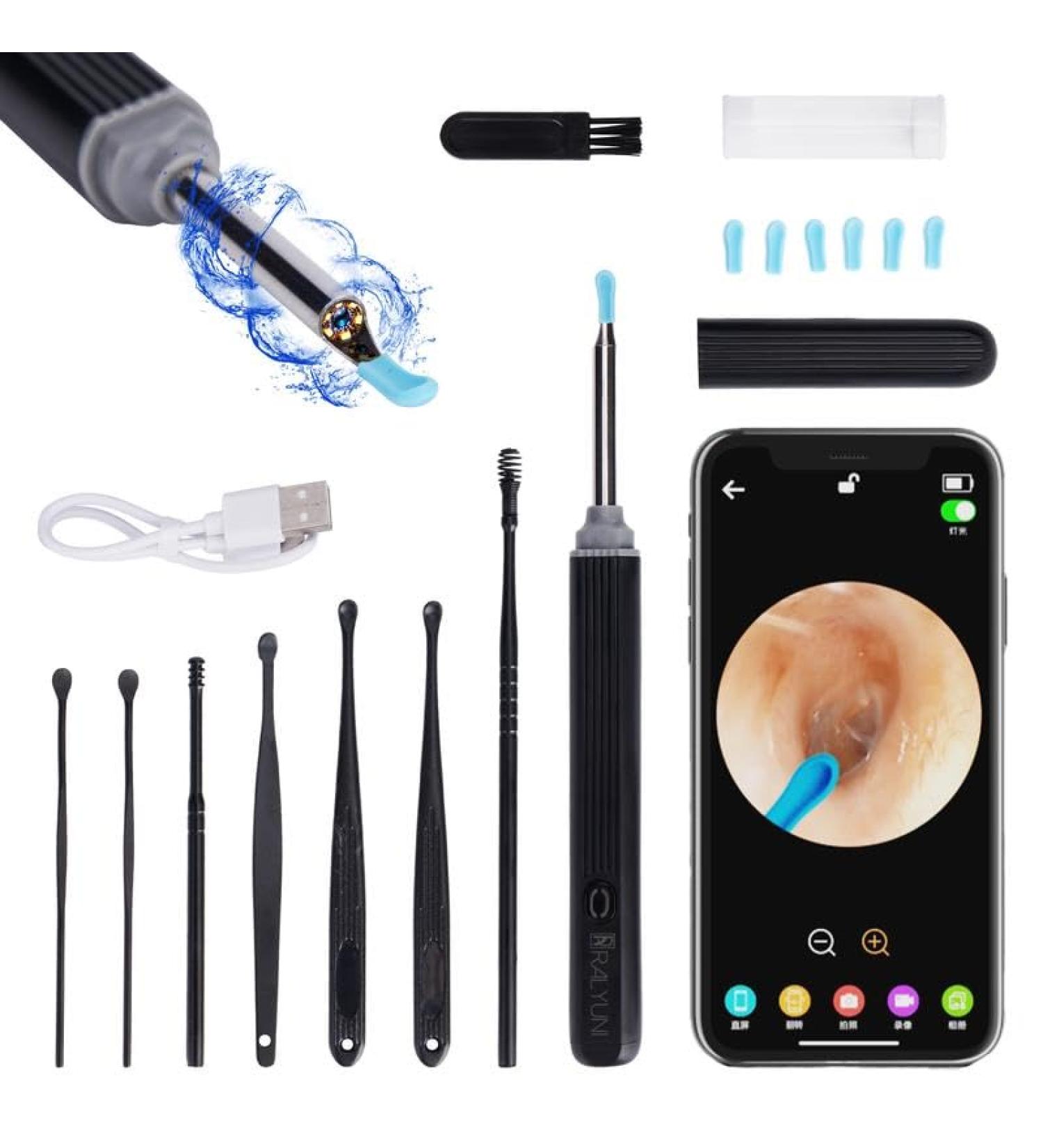 1080 HD Wireless Ear Wax Removal Camera Kit - Ear Wax Remover Tool with LED Lights for iPhone iPad & Android - Buy Online on GoSupps.com