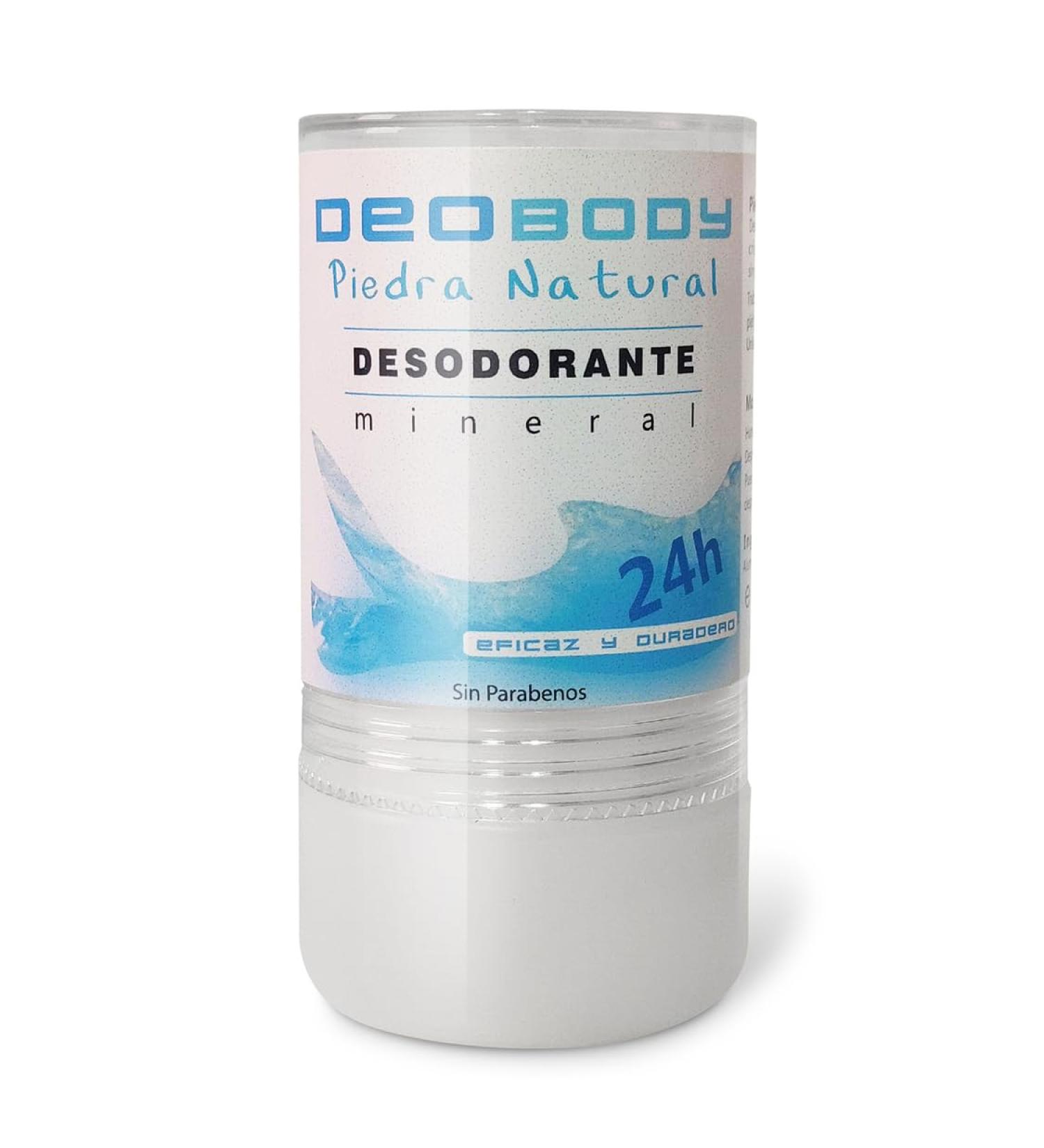  Carrito Feliz Natural Stone Alum Deodorant (120g) for Men and Women Antiperspirant for Strong Underarm and Foot Sweating Aluminum Free and Paraben Free 100% Natural - Buy Online on GoSupps.com