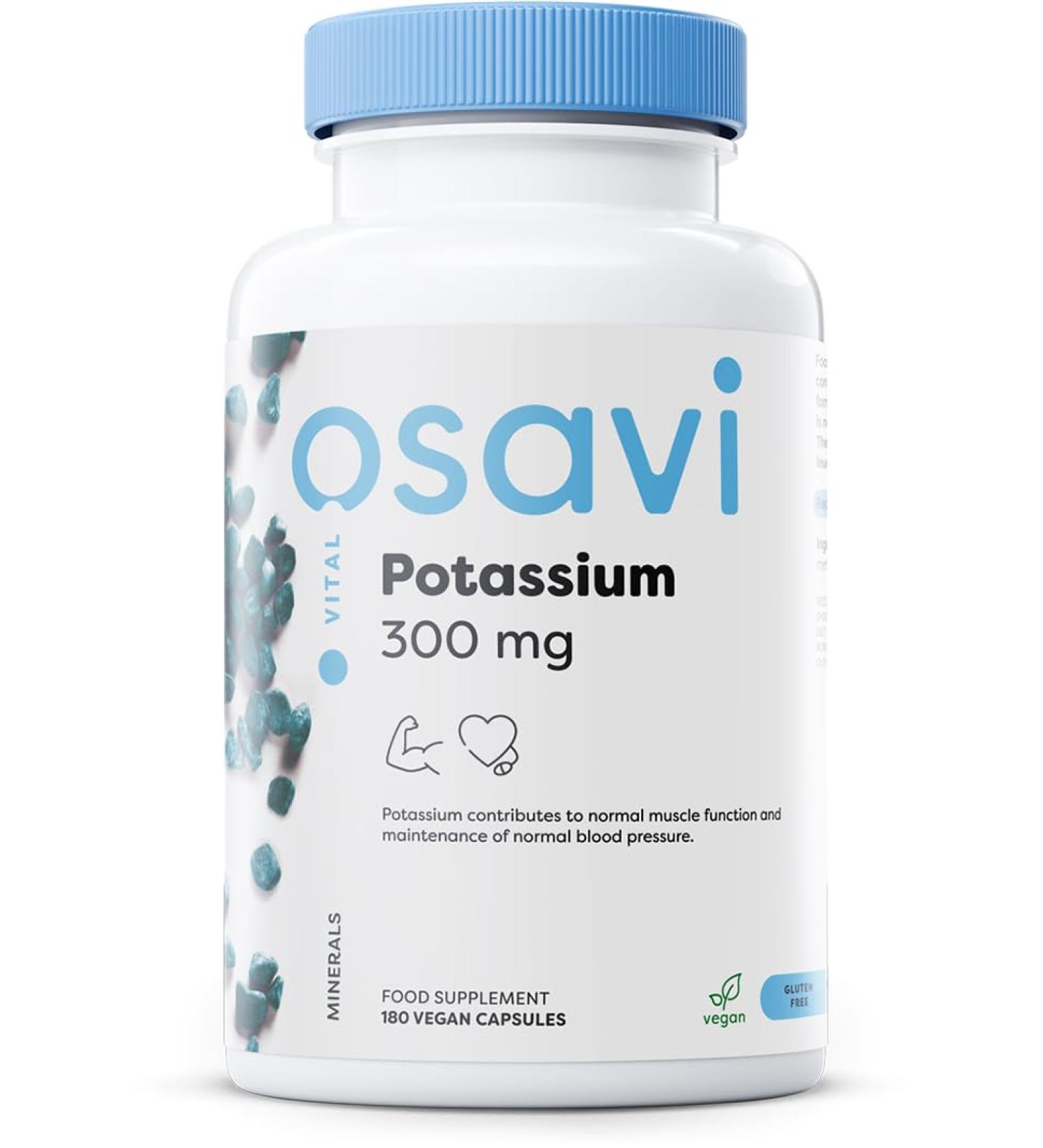 Osavi Potassium 300mg - 180 Vegan caps