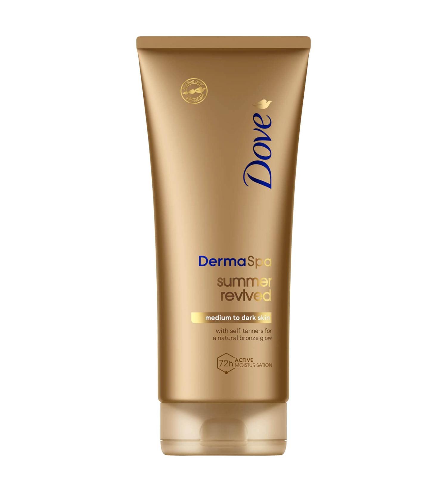 Dove Derma Spa Summer Revived Body Lotion 200ml - Medium to Dark Skin - Buy Online on GoSupps.com
