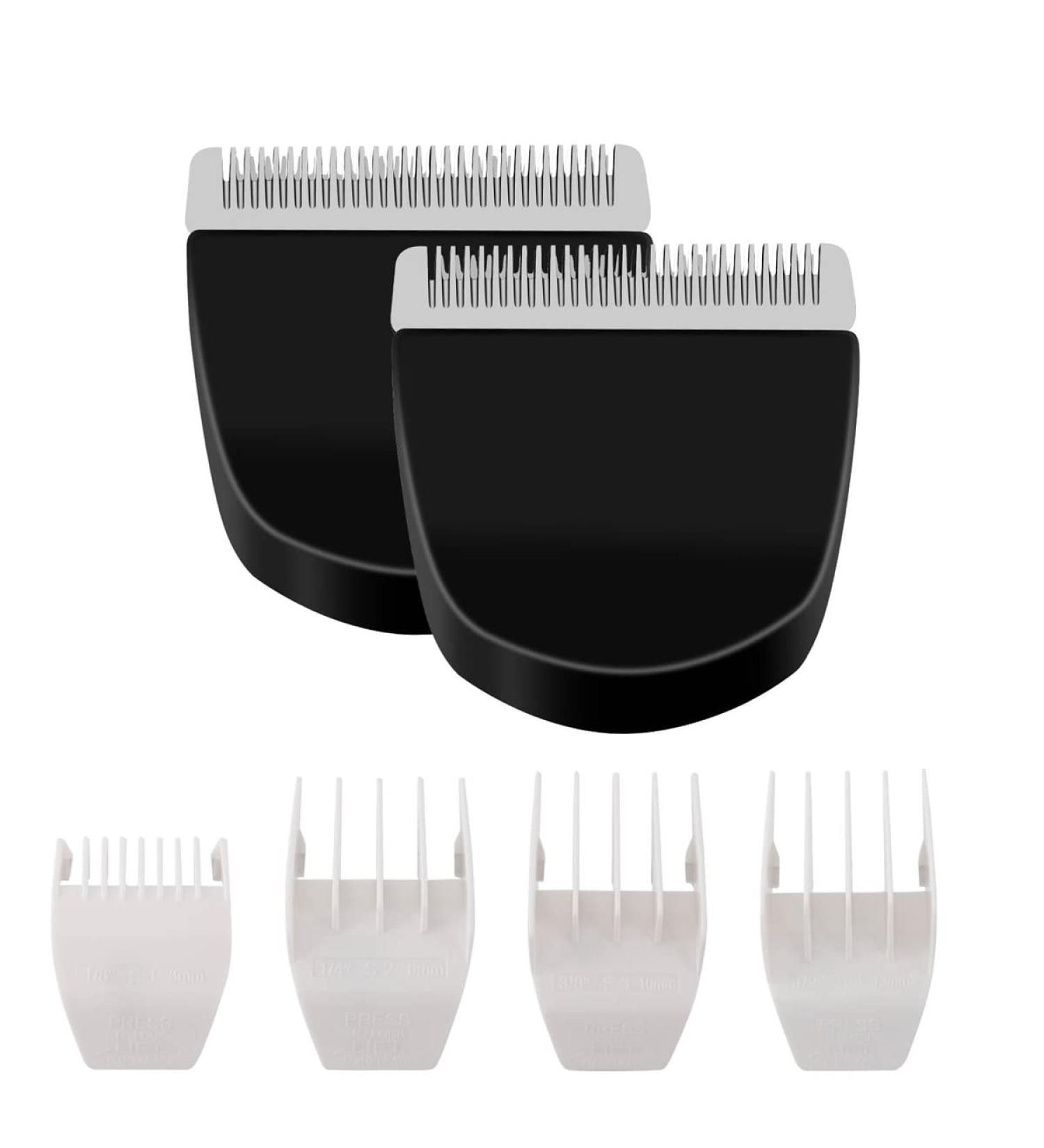 2 Pack Black Professional Peanut Clipper/Trimmer Snap On Replacement Blades #2068-300 - Compatible with Professional Peanut Hair Clipper - 2 Pack - Buy Online on GoSupps.com