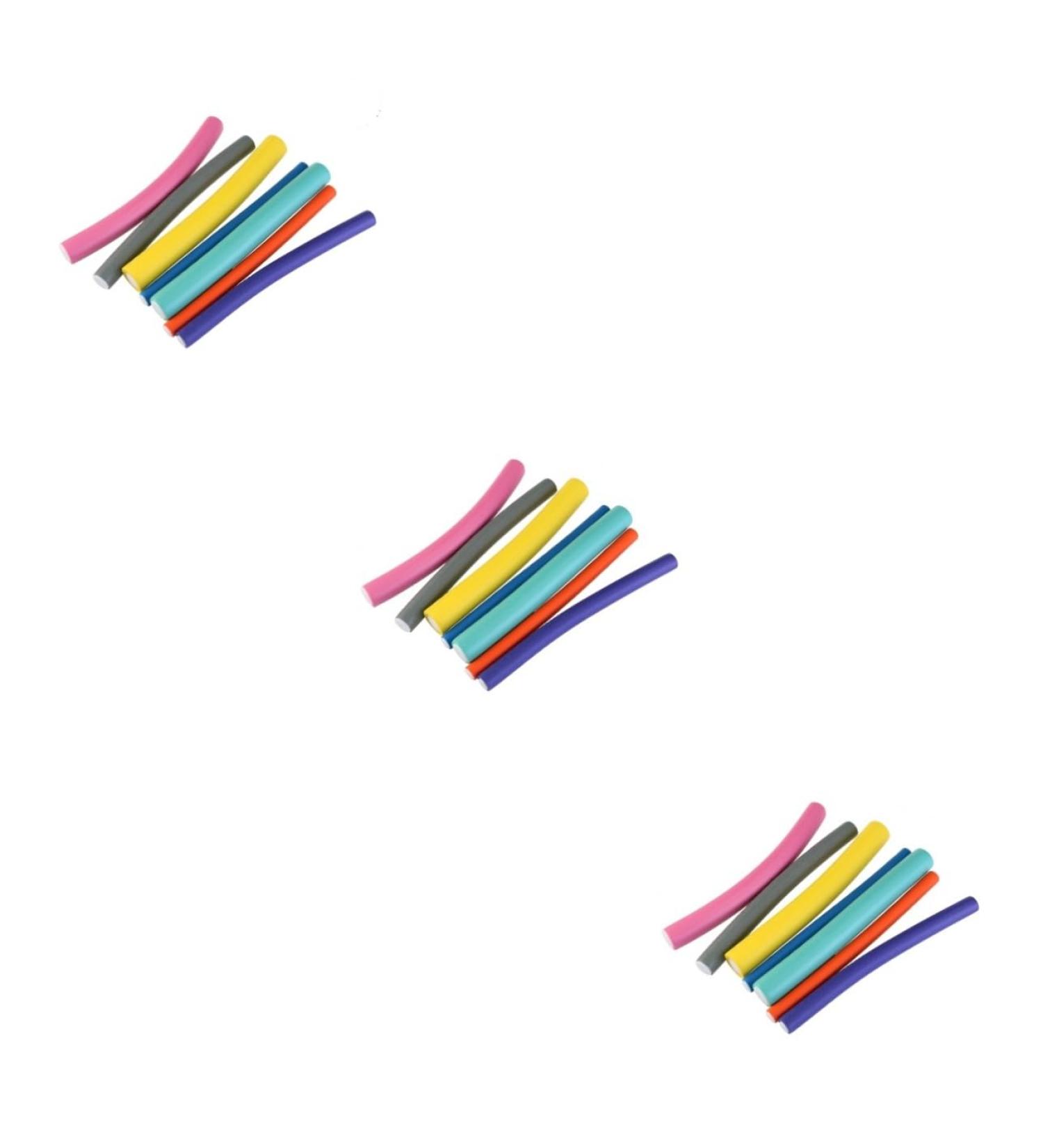 FOMIYES 126 Pcs Foam Curlers for Hair - Hair Roller Curling Rods Hair Curling Sponge Hair Curler 1 count (Pack of 1) As Shownx3pcs - Buy Online on GoSupps.com