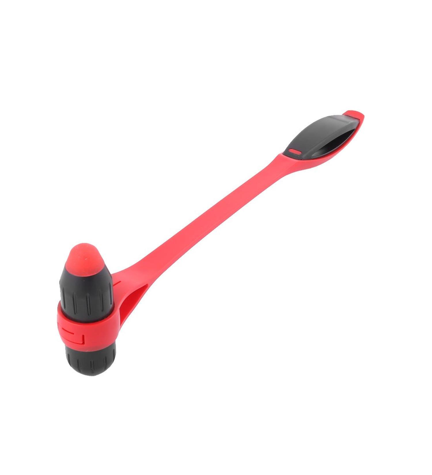 Buy Sourcing Map Health Care Tool - Plastic Shoulder Body Stress Massage Hammer in Red & Black | International Shipping Available - Buy Online on GoSupps.com