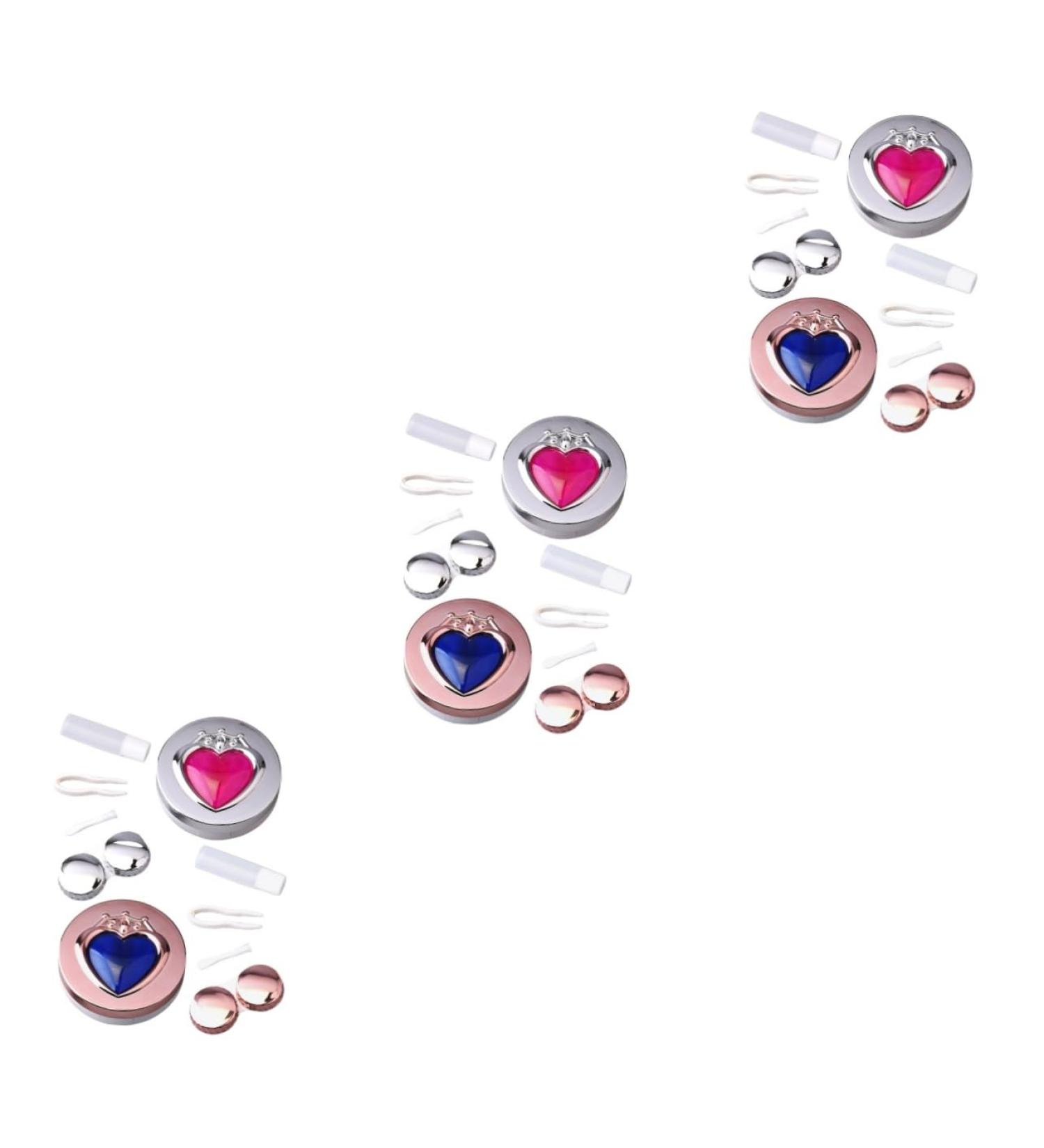 Buy Healvian 6 STK Contact Lens Container Set - Ceramic Case Tweezers & Toothbrush Holder | Practical & Stylish Storage for Glasses - Buy Online on GoSupps.com