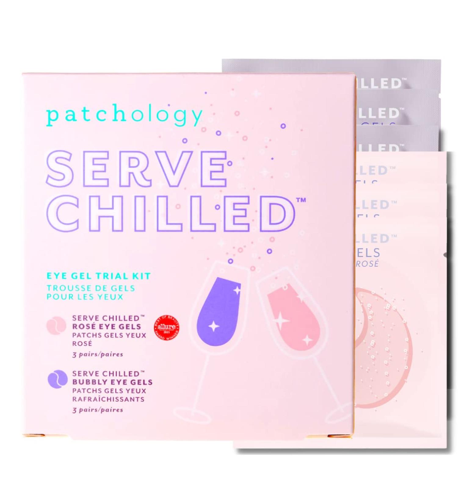 Patchology Skin Care Kit - Serve Chilled Eye Masks for Dark Circles & Puffiness | Spa Day Essentials with Niacinamide & Hyaluronic Acid | Ideal for Bachelorette Party Favors - Buy Online on GoSupps.com