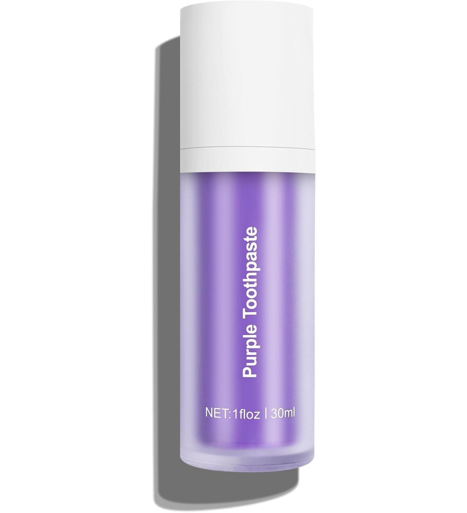 Purple Toothpaste for Teeth Whitening Purple Toothpaste Tooth Stain Removal Tooth Stain Removal Colour Corrector Teeth Whitening Kit - Buy Online on GoSupps.com