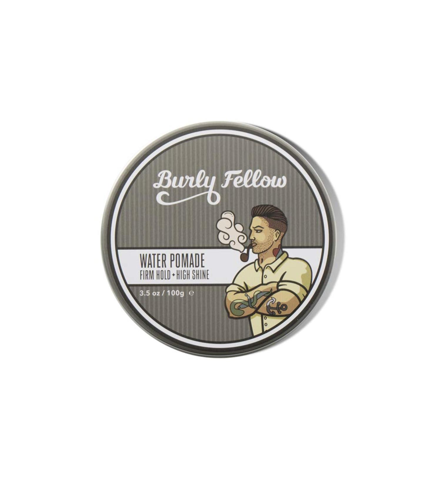 Burly Fellow Water Pomade: Firm Hold With A High Shine Finish For Hair Care & Styling