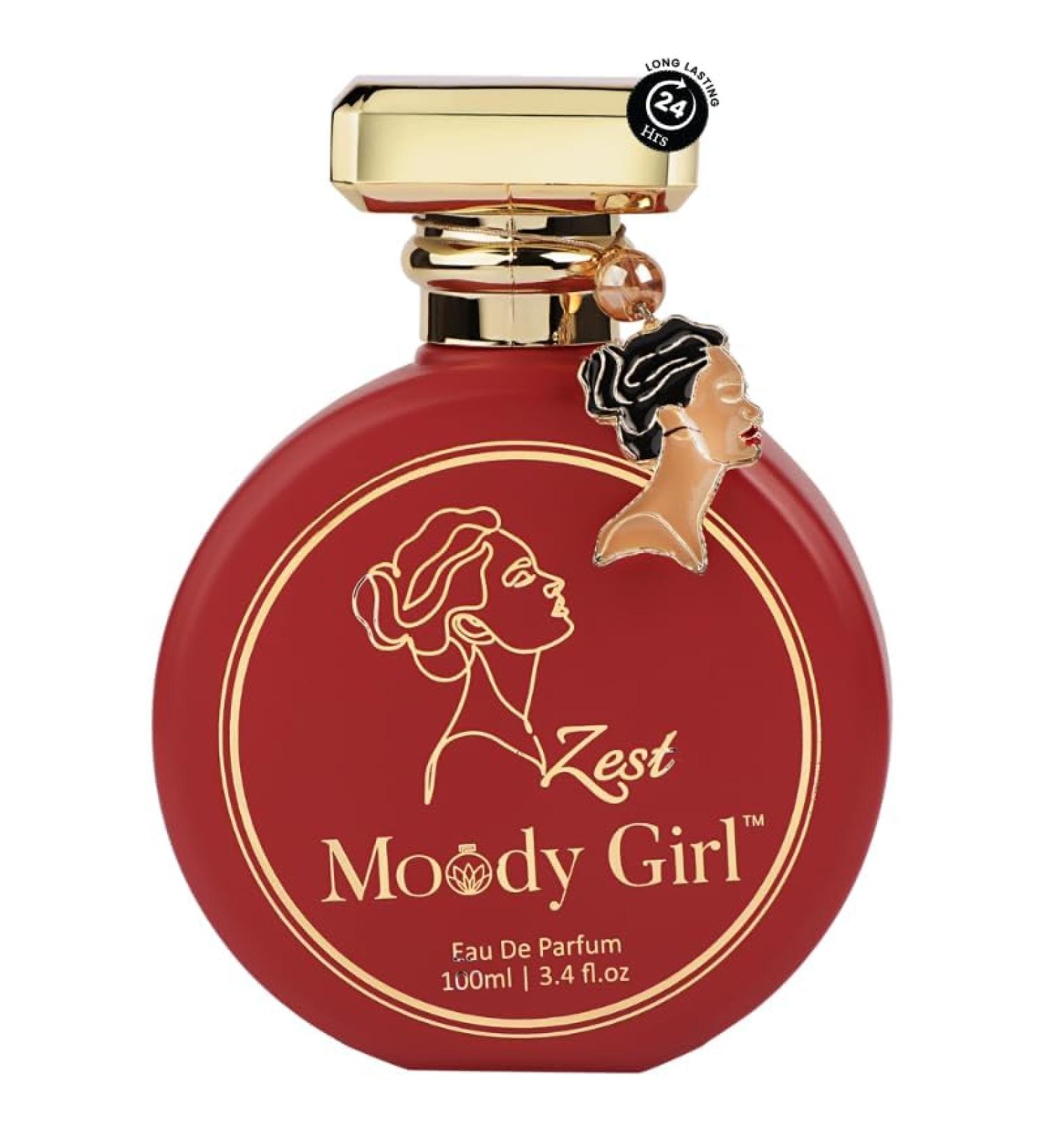 Moody Girl Zest Luxury Perfume for Women | Fresh Fruity & Gardenia Fragrance| Musky & 24hr Long Lasting | Ideal for Gifting to Women & Girls (Zest 100ML) - Buy Online on GoSupps.com