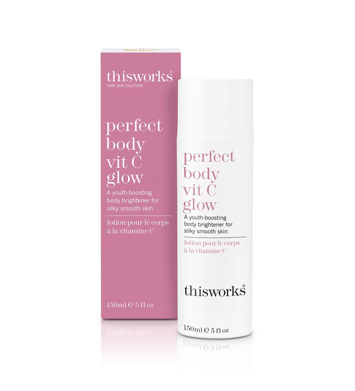 thisworks Perfect Body Vitamin C Glow Body Cream & Moisturizer 5 oz - Brightening & Hydrating Skincare for All Skin Types - International Shipping Available - Buy Online on GoSupps.com
