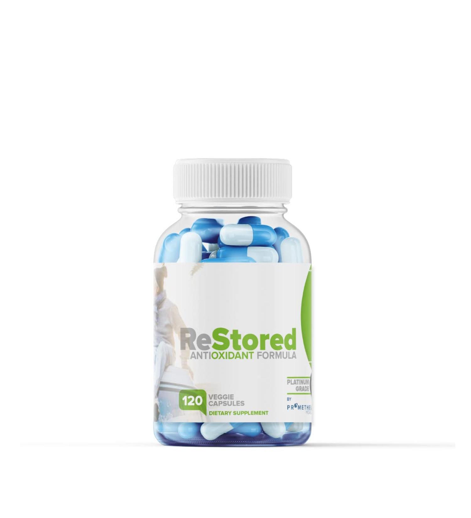 Prometheuz Restored Antioxidant Formula - 120 Veggie Capsules | Boost Your Wellness International Shipping Available - Buy Online on GoSupps.com