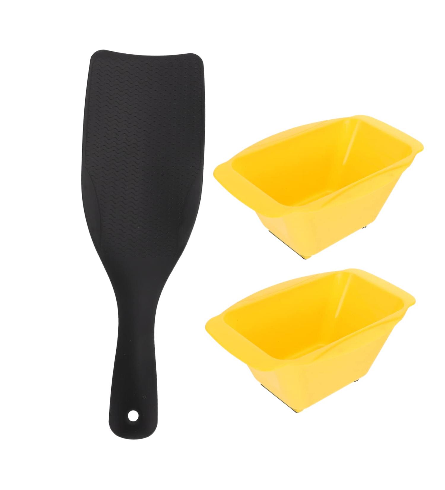 FOMIYES 1 Set Hair Coloring Tools Blending Hair Dyeing Tools Multitools Hair Dye Brush and Bowl Barber Paddle Board Foiling Board for Highlighting Tint Abs Mix Hair Color Board 30X9.7X0.3CM Yellow - Buy Online on GoSupps.com