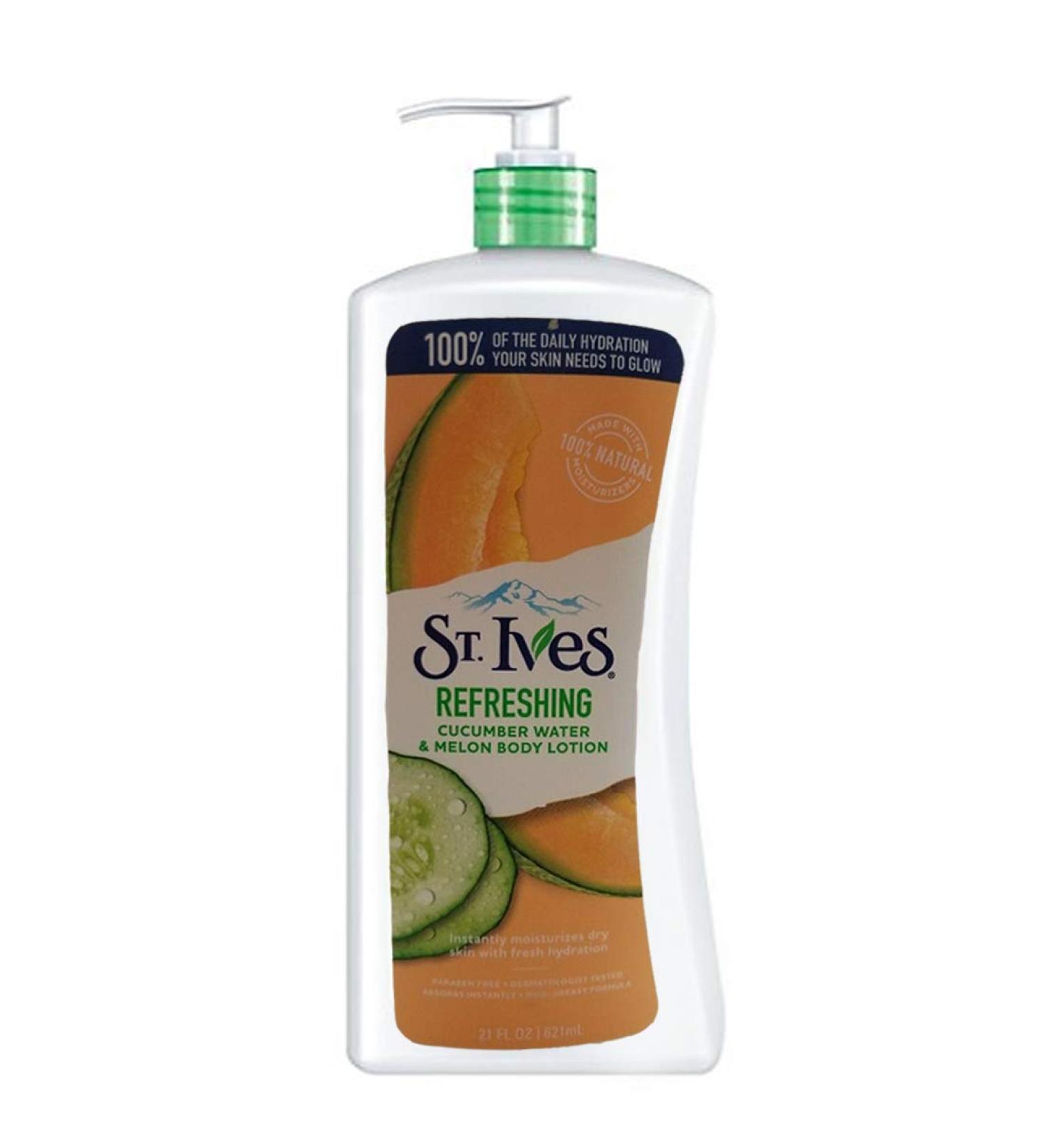 St. Ives Body Lotion Cucumber and Melon 21 oz