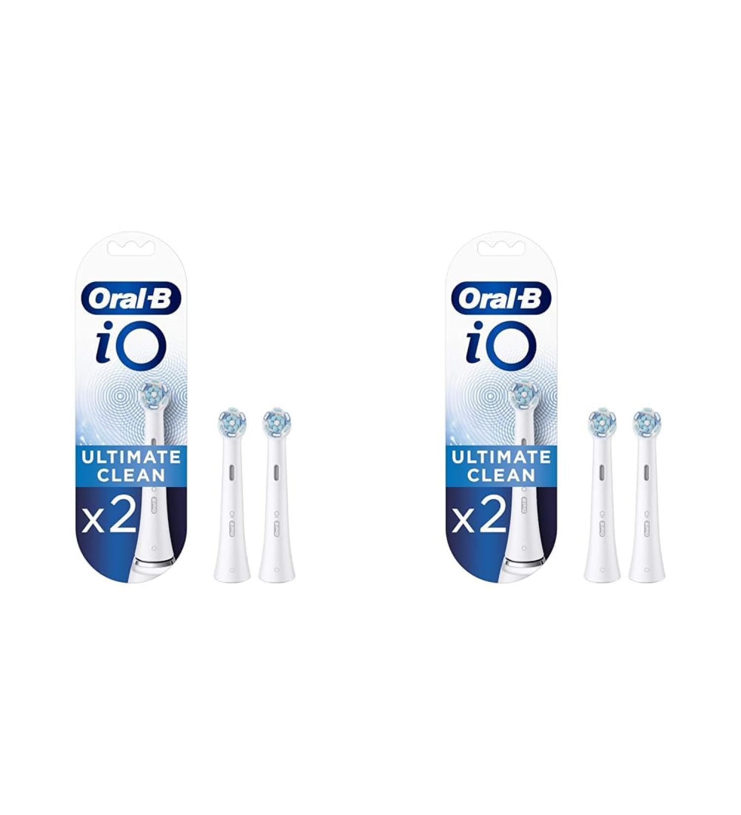 Oral-B iO Ultimate Clean Brush Heads - Pack of 2 | International Shipping Available - Buy Online on GoSupps.com
