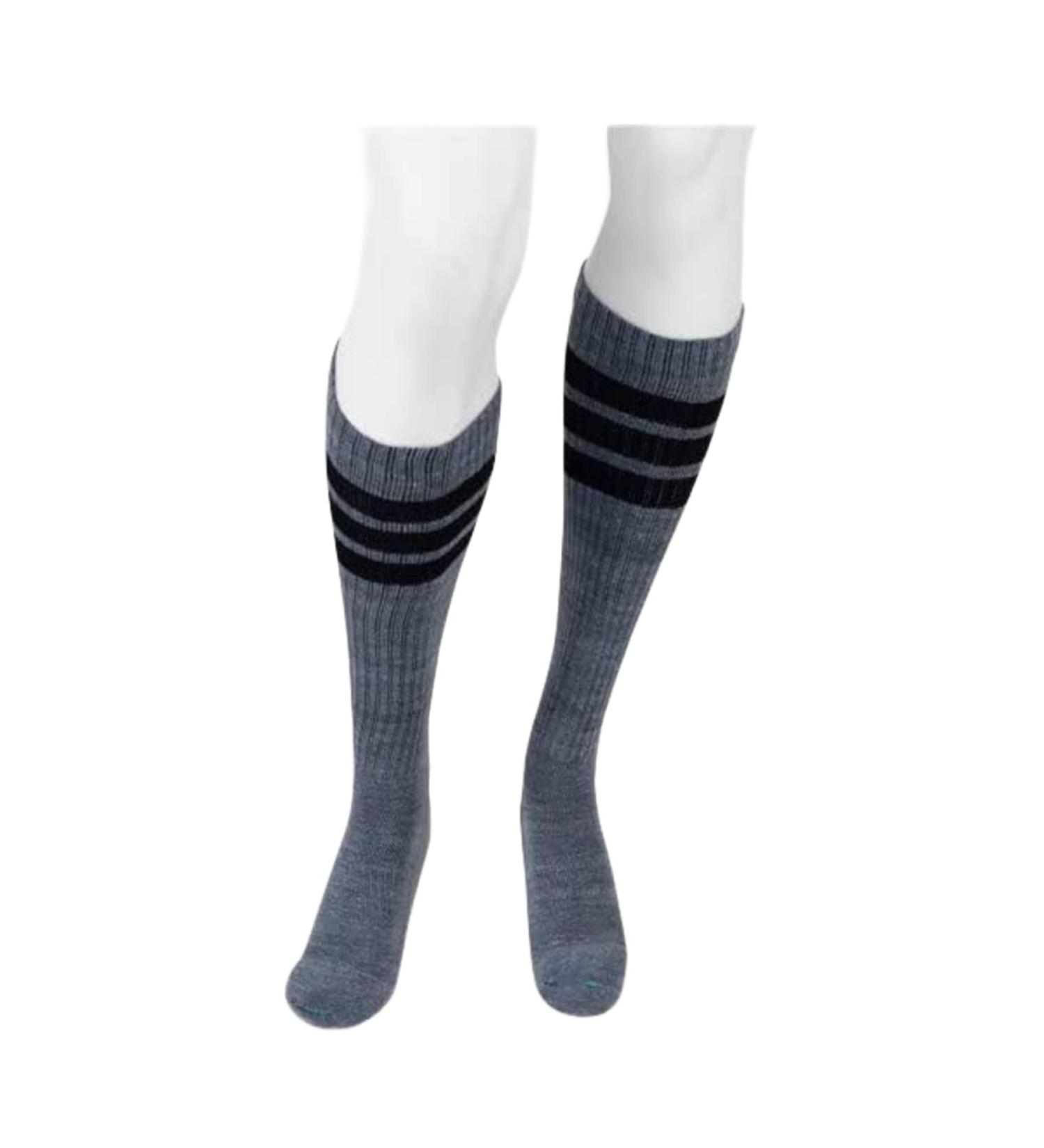 Juzo Power Comfort Knee High Compression Socks 15-20 mmHg | Circulation Therapy for Men & Women | Moisture Control & Therapeutic Relief | Retro Heather Gray | Large - Buy Online on GoSupps.com