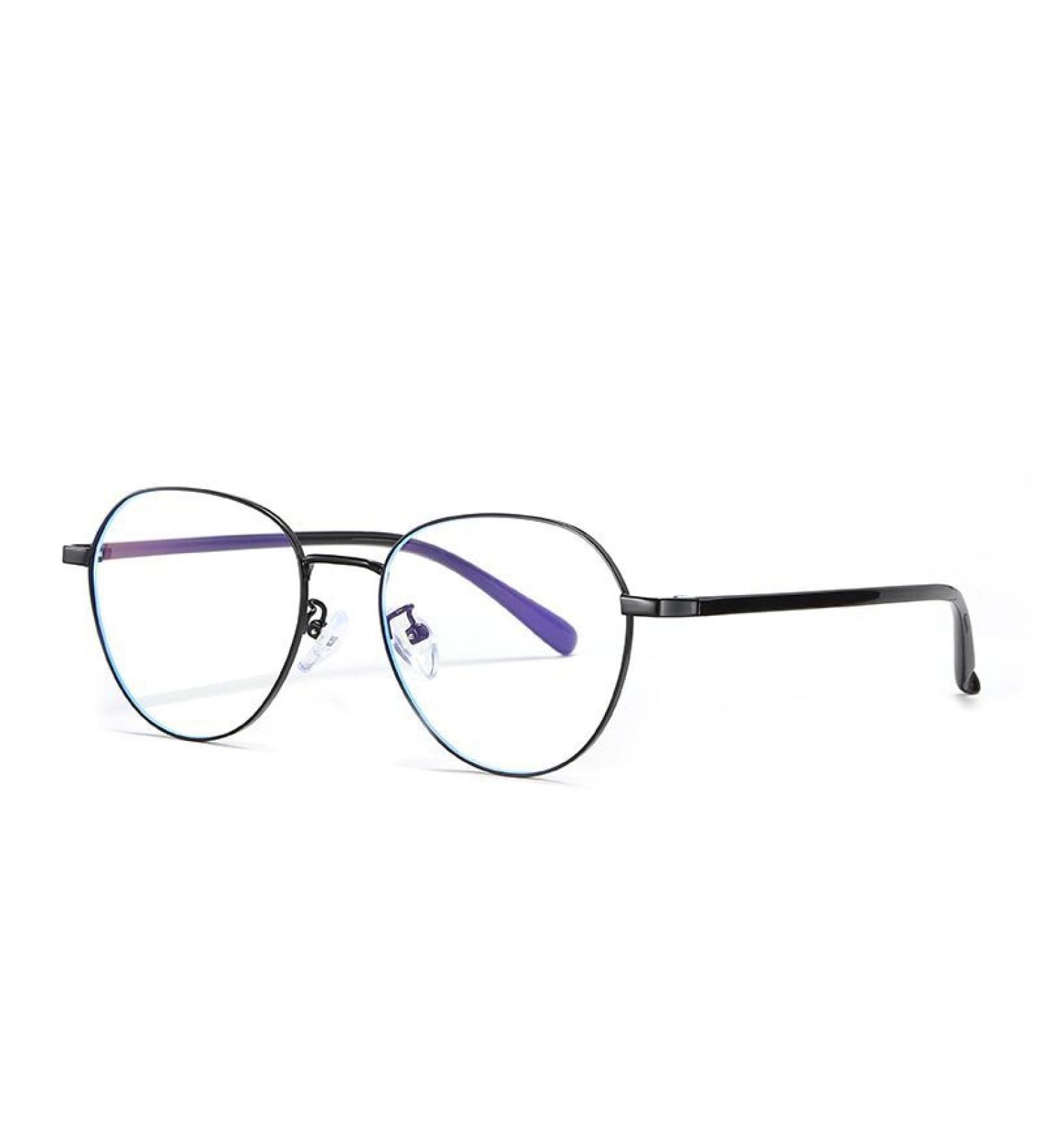 SERONI Metal Toads Blue Light Blocking Glasses | Anti-UV Computer Reading Glasses for Men & Women - Black 51mm - Buy Online on GoSupps.com