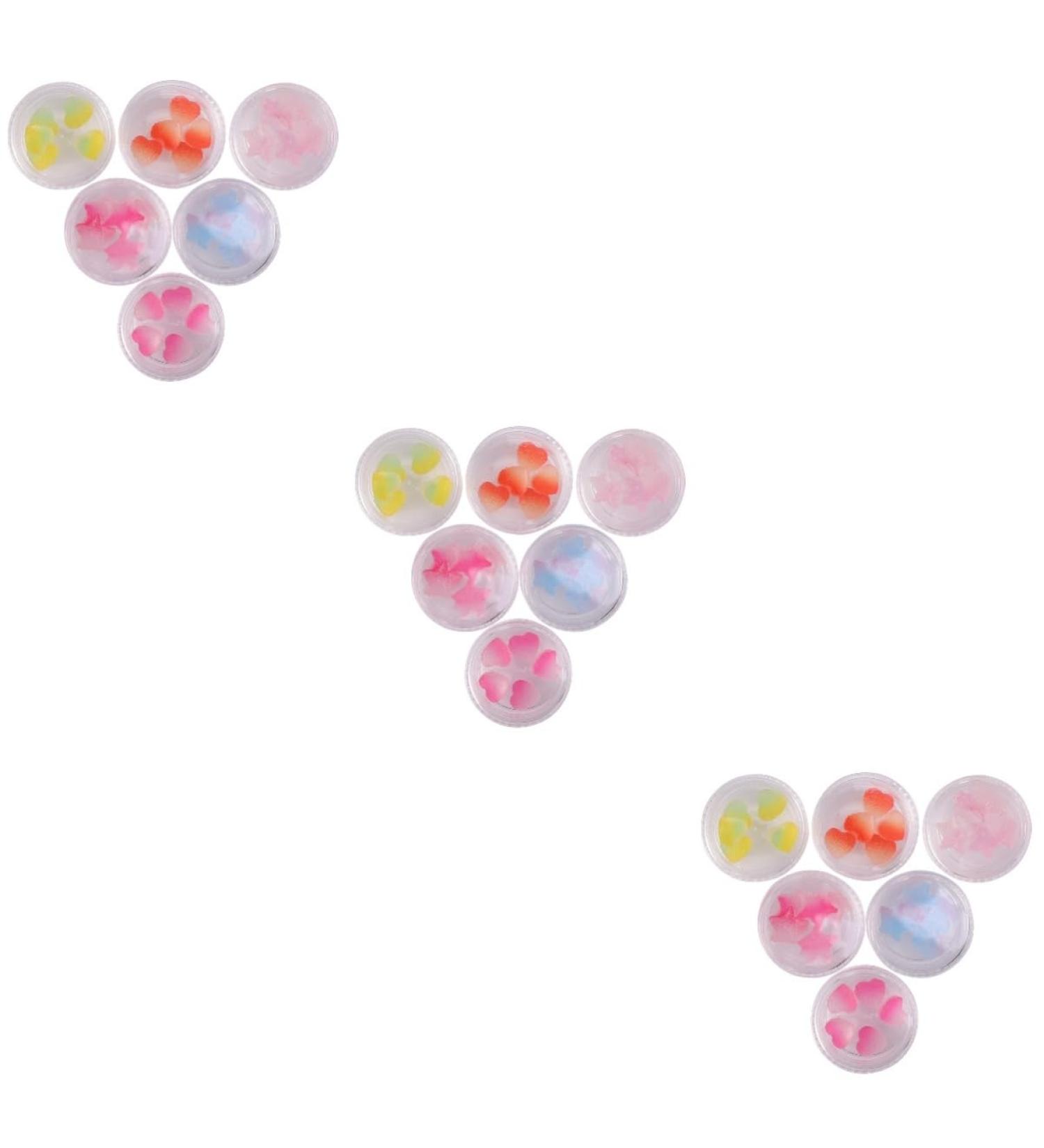 Housoutil 3 Sets Phone Stickers DIY Nail Art Accessories Nails Stud Ceramic Nail Slices Resin Stickers Fruit Stickers Nail Sticker Stickers for Phones 3D Earth Tones Button 4X4X2cmx3pcs As Shown Ax3pcs - Buy Online on GoSupps.com