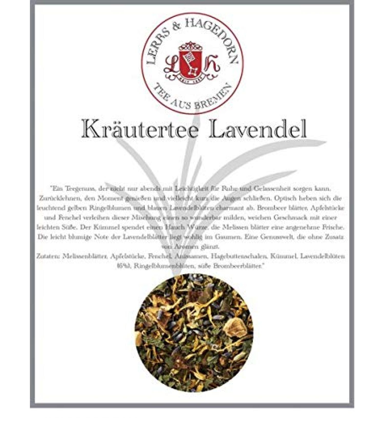  Lerbs & Hagedorn Lavender Infusion 1 kg - Buy Online on GoSupps.com