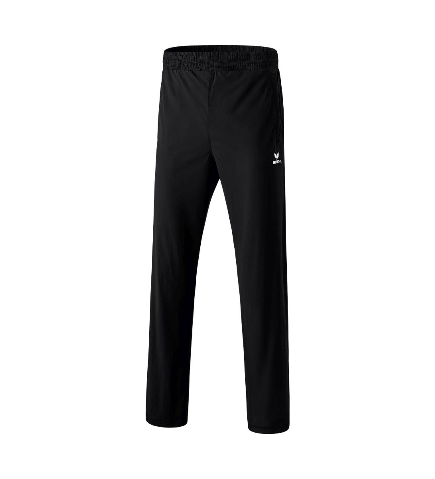 Erima Unisex Kids Full Zip Pants 128 - Black | Stylish & Comfortable for Active Kids - Shop Now! - Buy Online on GoSupps.com