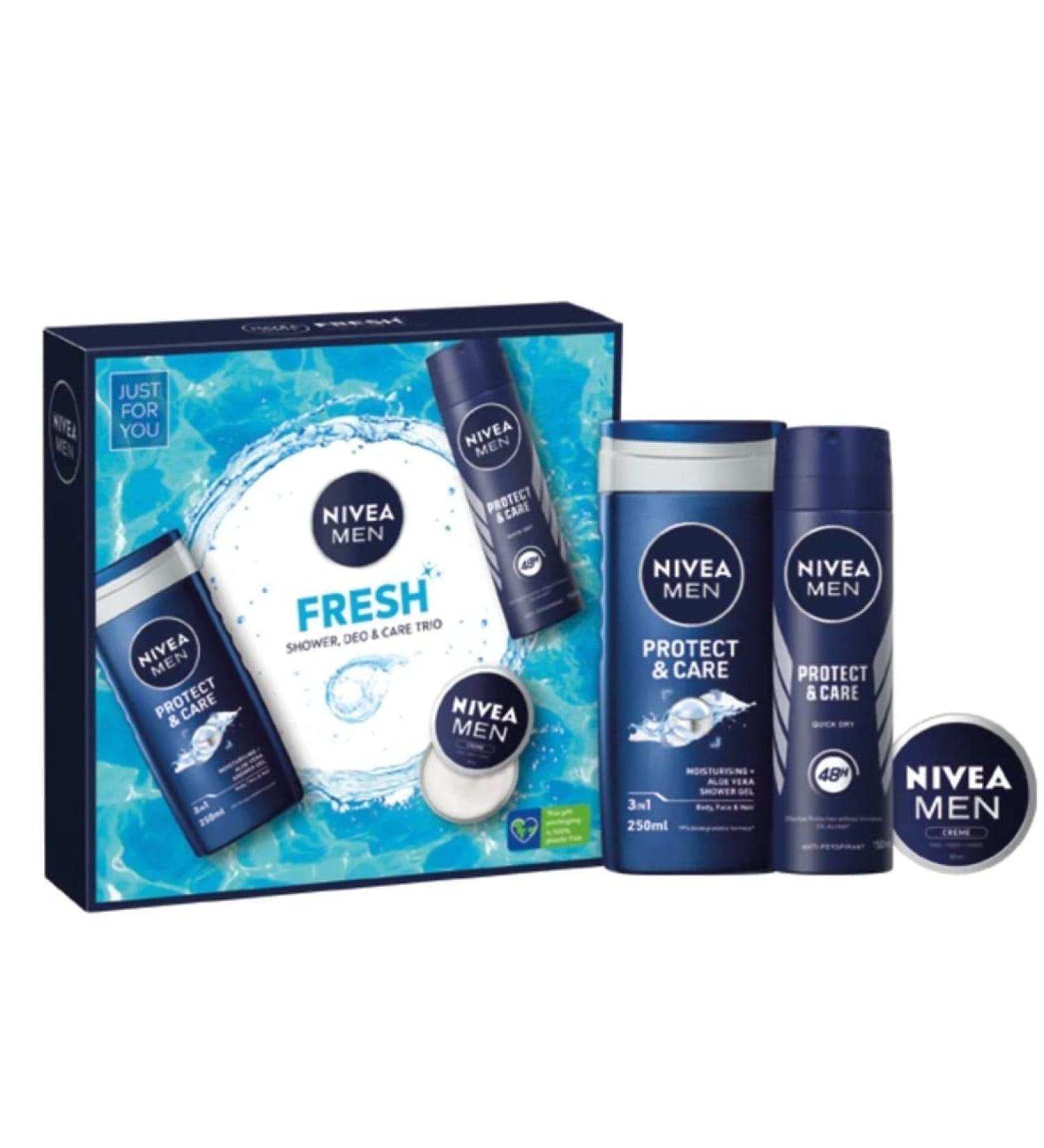 Men Christmas Gift Set - Men Fresh Gift Set 3pc with a Thank You Sticker - Christmas Gift 2022 - Buy Online on GoSupps.com
