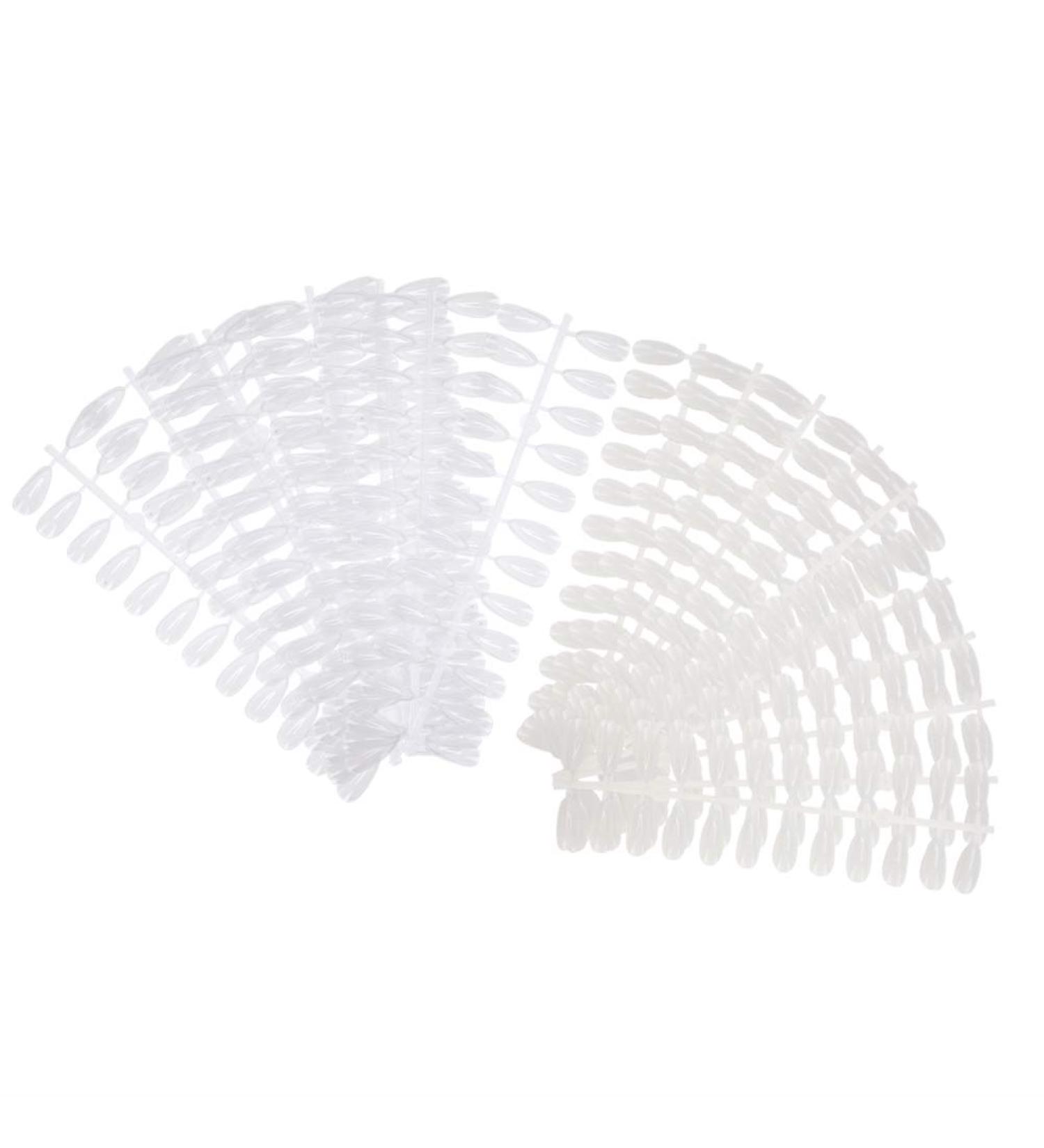 480pcs Transparent Art Fake Nails - Fashionable ABS Manicure Tools for Nail Salons | International Shipping - Buy Online on GoSupps.com