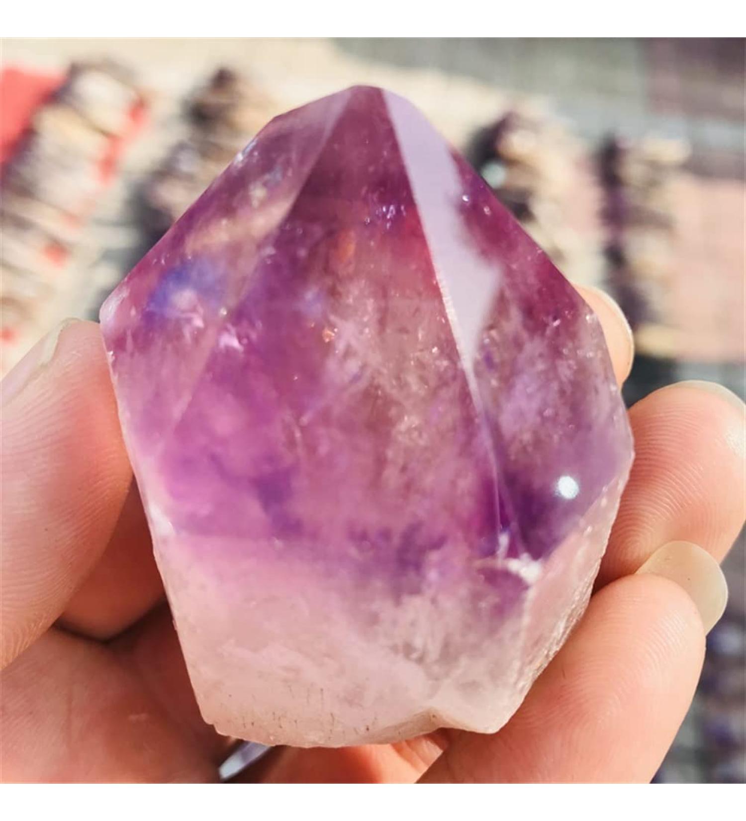 Natural Crystal Rough Natural Quartz Crystal Natural Raw Quartz Brazilian Amethyst Crystal Cluster Yoga Stone Tourmaline Home Decor Paperweight Home Office Decor (Size : 150) - Buy Online on GoSupps.com