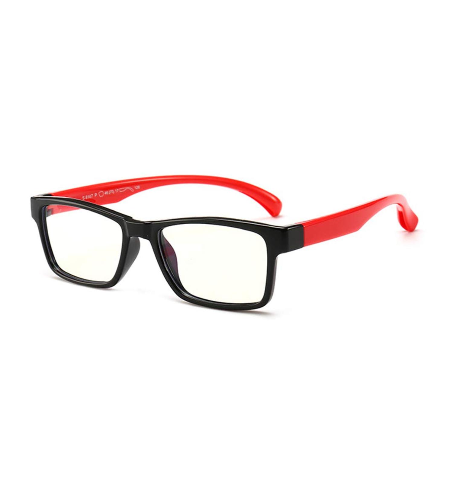 Tofox Anti Blue Light Glasses for Kids - Clear Lens Retro Reading Eyewear for Boys & Girls | Color 1 - Buy Online on GoSupps.com