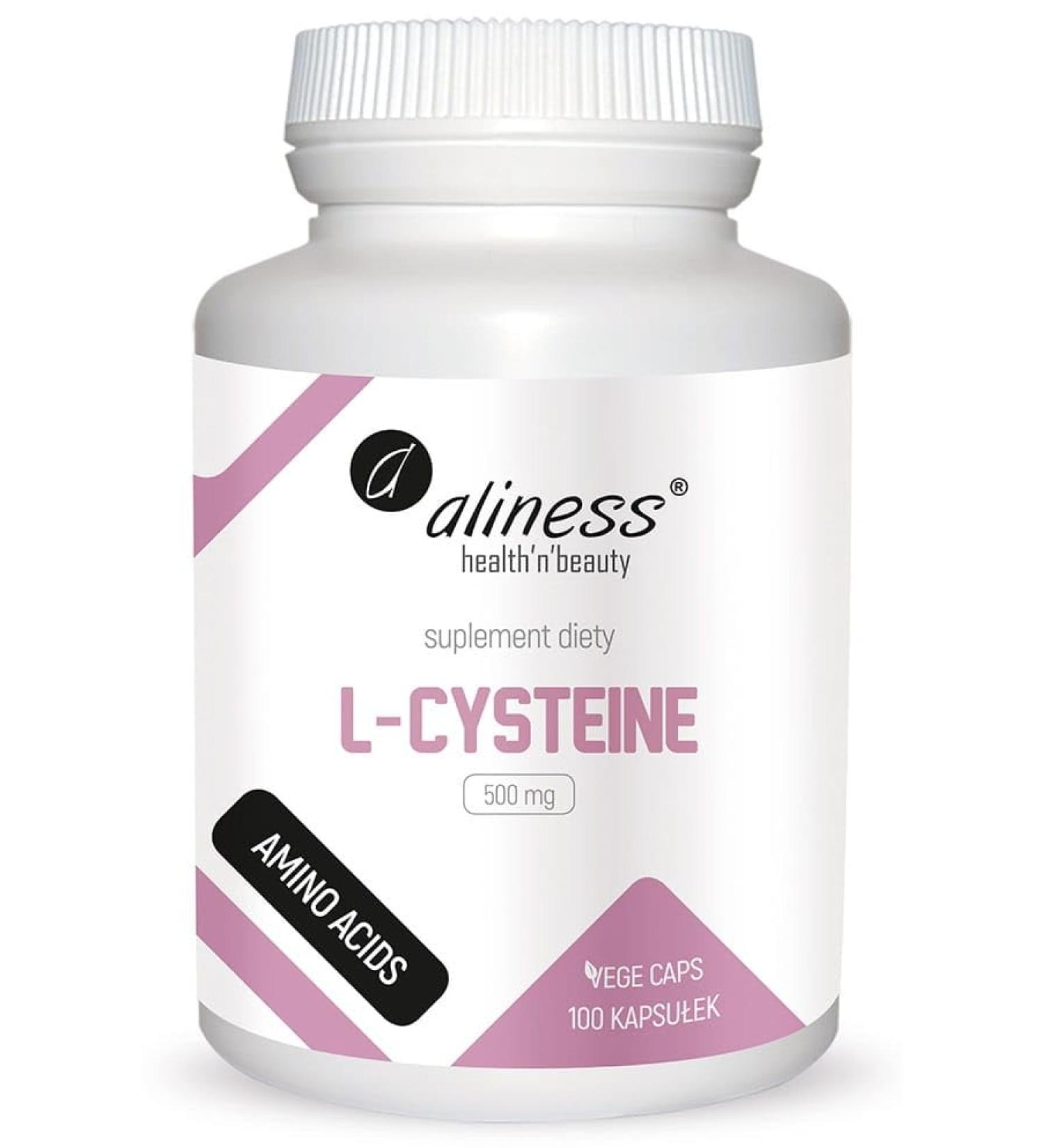 L-Cysteine L-Cysteine 500 mg 100 capsules Vegetable Caps Aliness