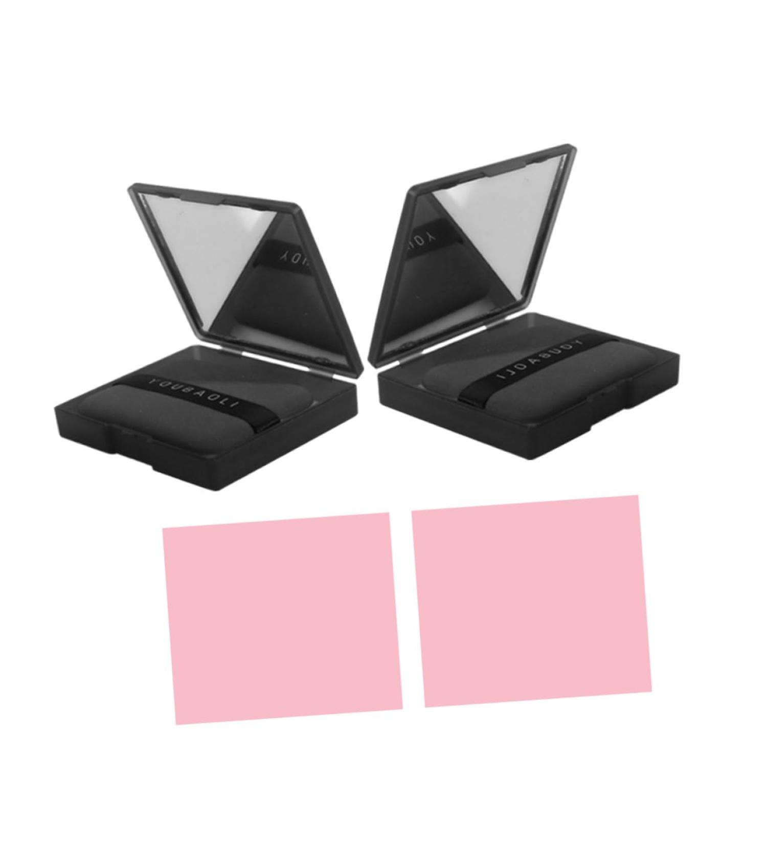 minkissy 2 Sets Oil Absorbing Paper with Puff Face Cleaning Papers Blotting Paper Makeup Oil-absorbing Papers Face Oil Absorbing Paper Facial Oil Absorbing Paper Oil Absorbing Tools - Buy Online on GoSupps.com