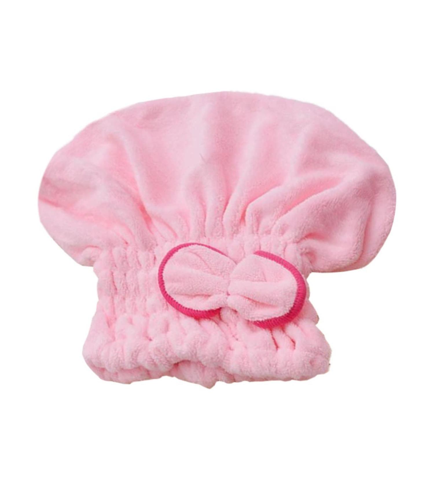HAPINARY Elastic Shower Quick Dry Head Turbans Shower Cap for Microfiber Washcloth Turbans for Women Hair Ties Shower Head Towel Microfiber Hair Drying Cap Pink Women's Cute Hijab Pink medium - Buy Online on GoSupps.com