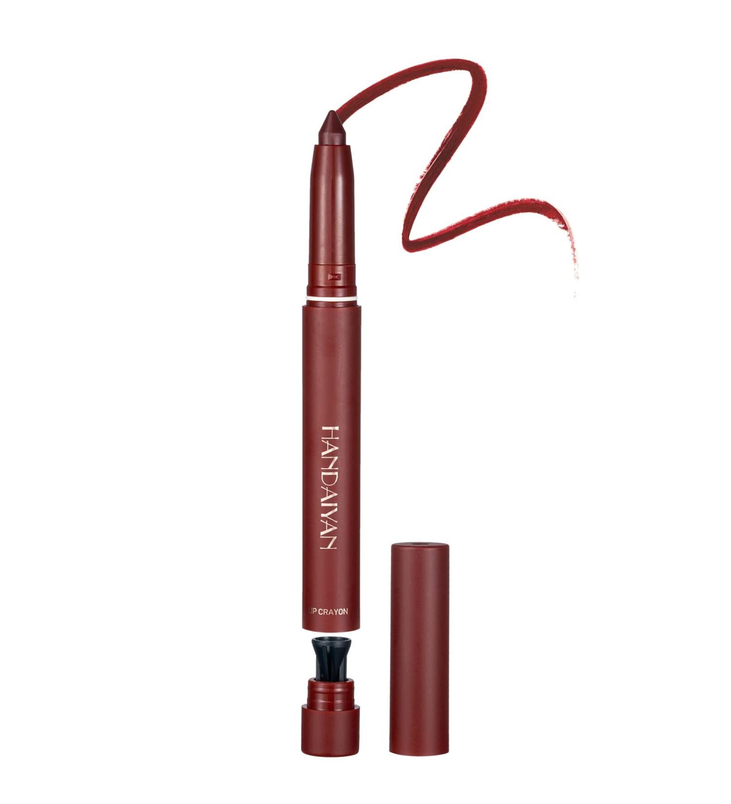  Beliky Girl Lightweight Matte Lipstick with Built-in Pencil Sharpener Rotary Cut Dual Use Waterproof No Drying Lipstick Lipstick Pencil Set (#11) - Buy Online on GoSupps.com