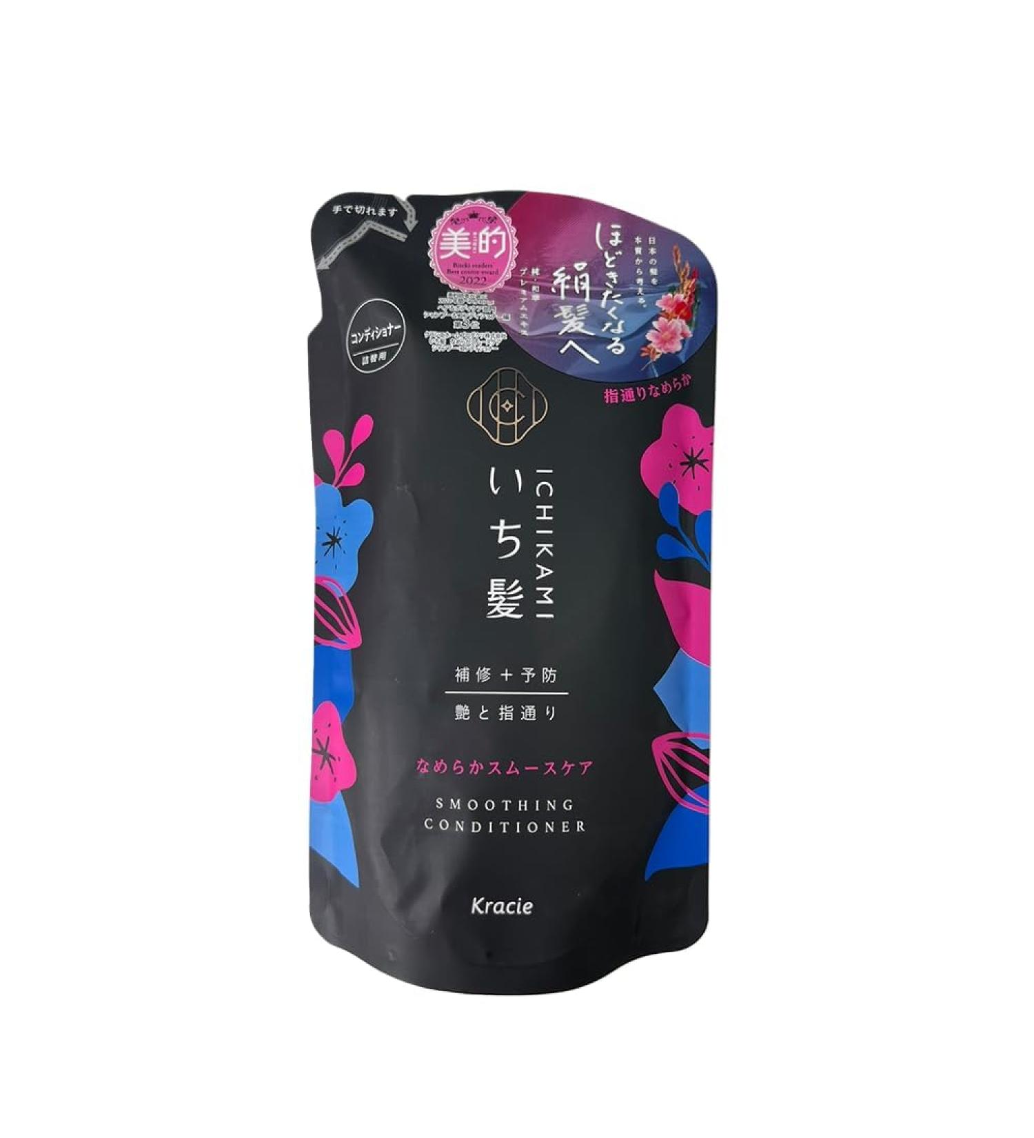 Buy Kracie ICHIKAMI Smoothing Hair Care Conditioner Refill 340g - International Shipping Available - Buy Online on GoSupps.com