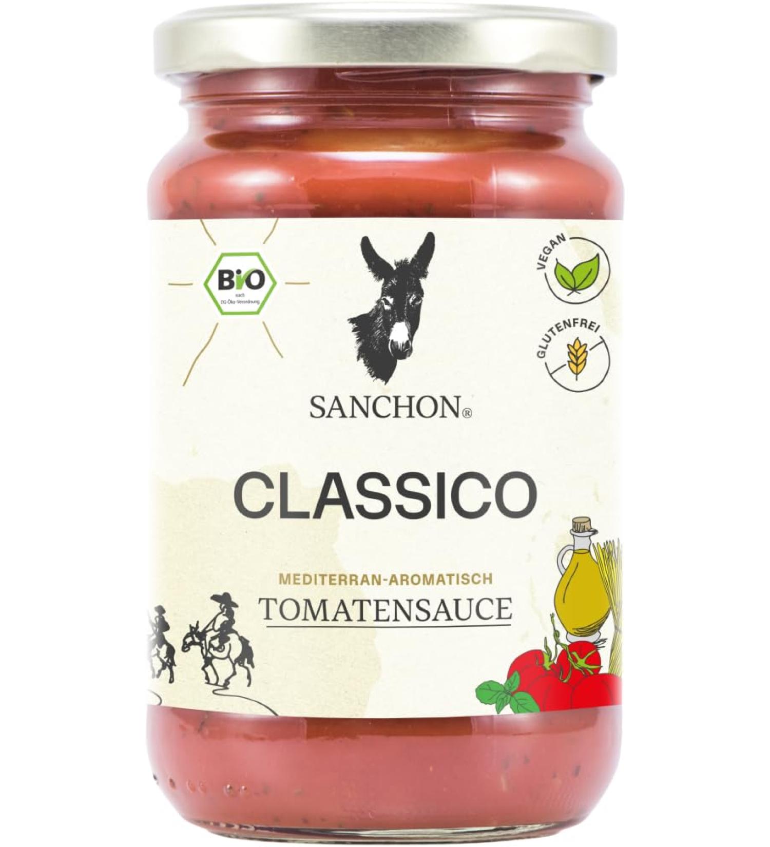 Sanchon Classico Sanchon Organic Tomato Sauce (1 x 330 ml)