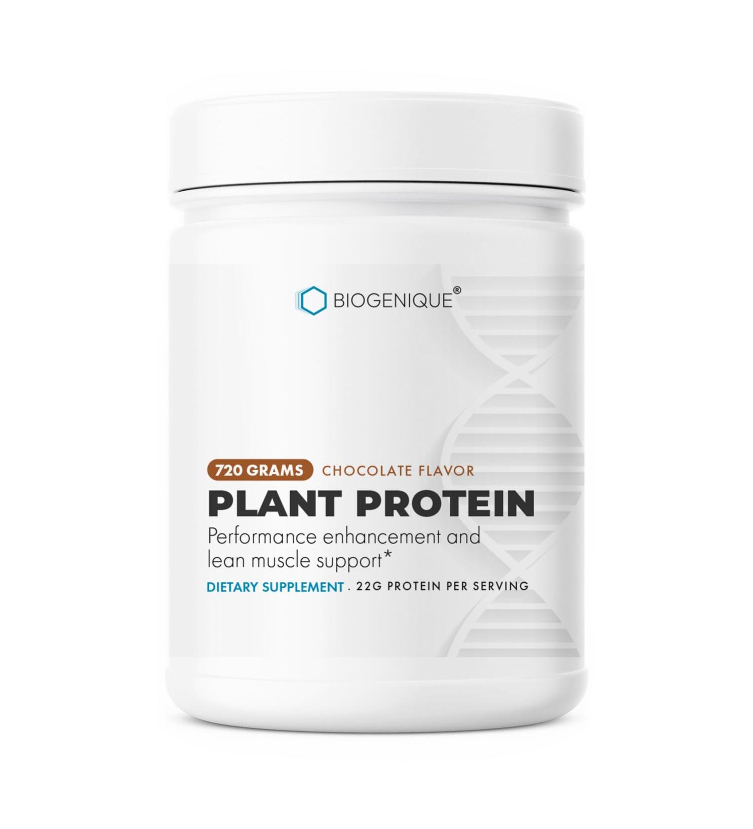 Buy Vegan Protein Powder - 22g Plant-Based Chocolate Protein Organic Pea & Brown Rice for Muscle Recovery - Non-GMO Gluten-Free Made in USA - Buy Online on GoSupps.com